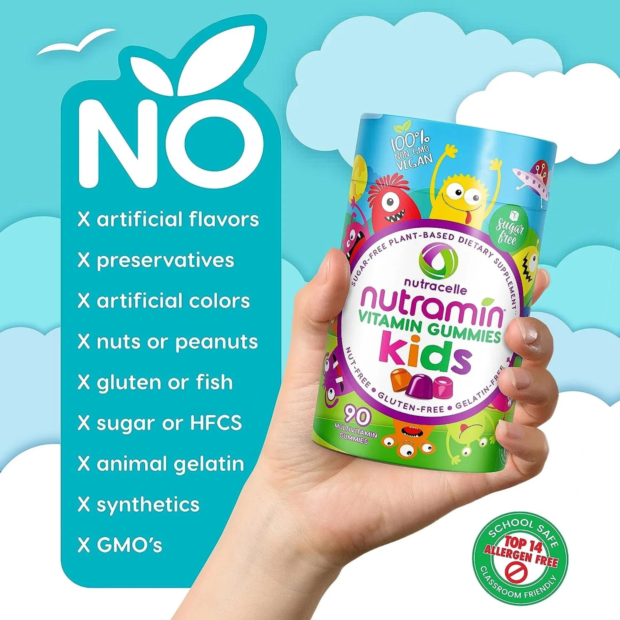 Nutramin Kids Vegan Vitamins 90 Gummies