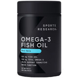 Sports Research Omega 3 Fish Oil Mini Gels 90 Softgels - Nature's Source Inc
