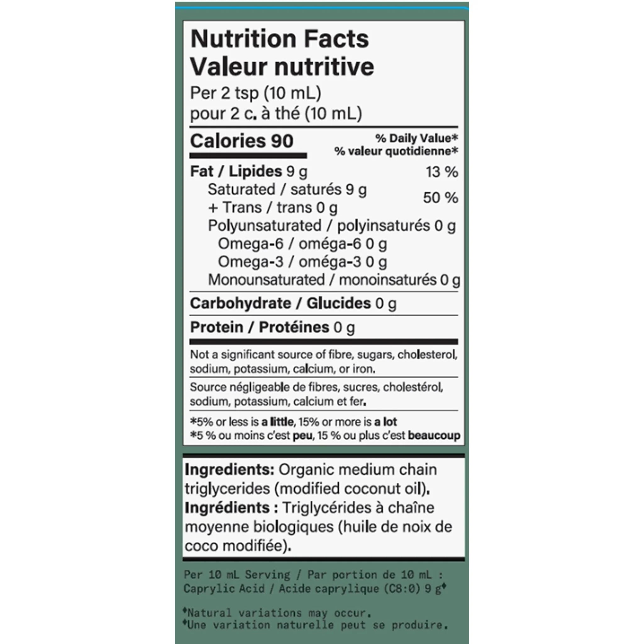 Sports Research Organic MCT Oil 414ml