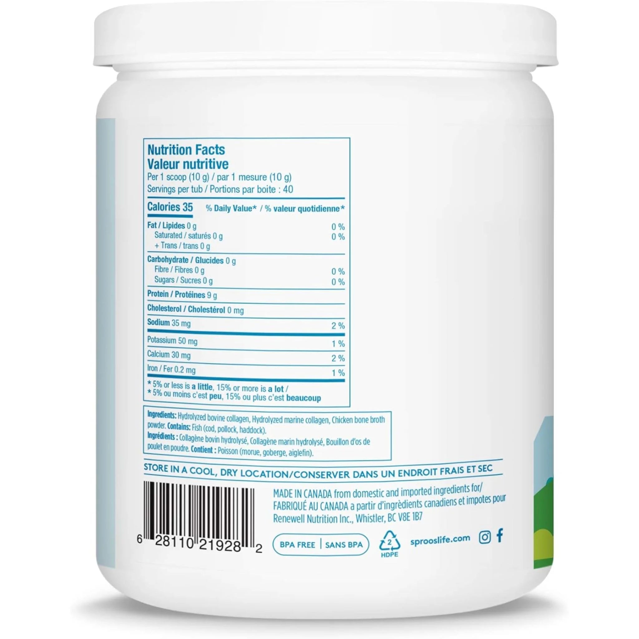 Sproos Performance Multi-Collagen 400g