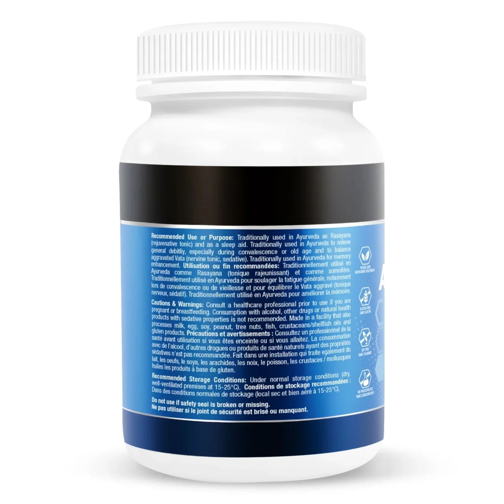 Confident Health KSM-66 Ashwagandha 120 Vegetarian Capsules