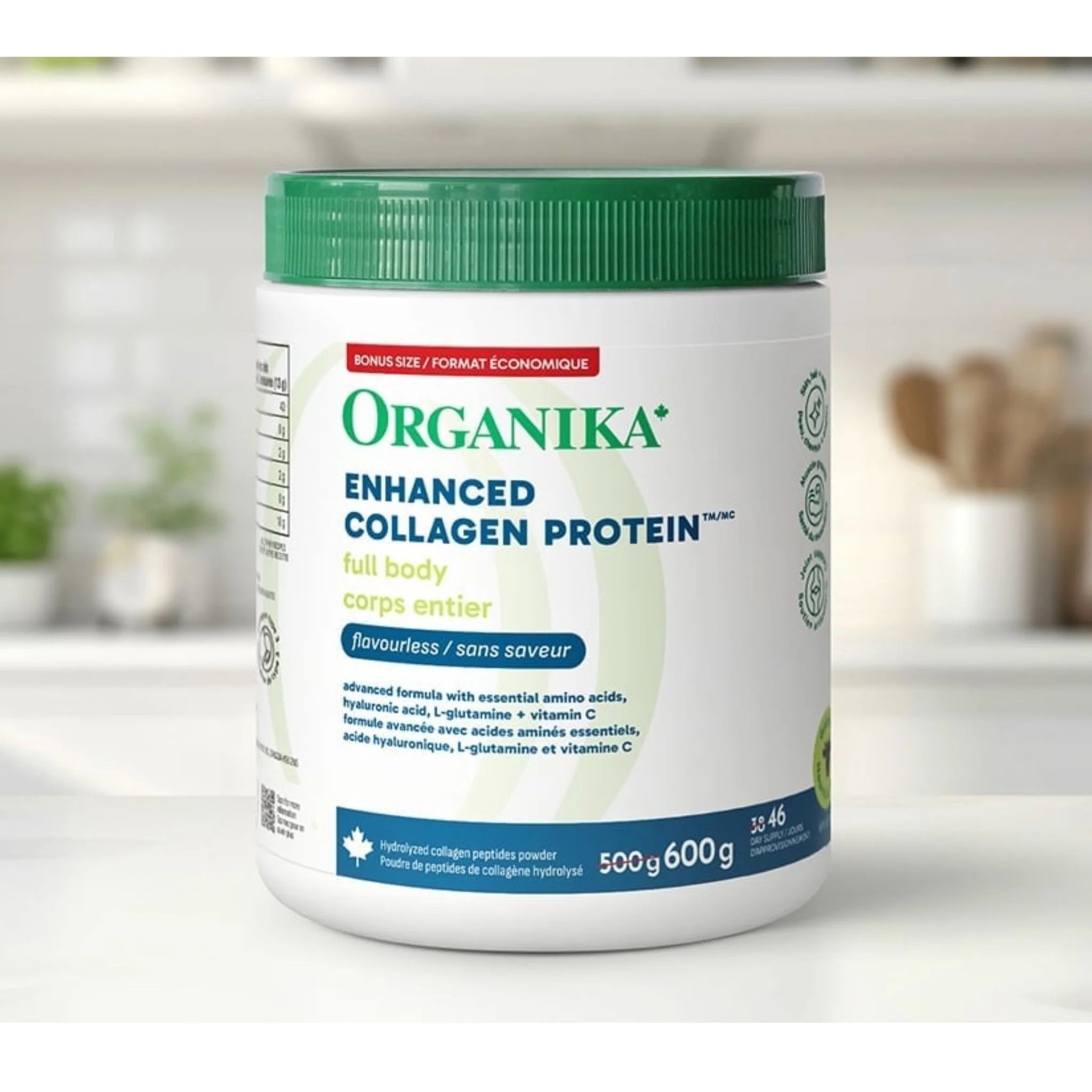 Organika Full Body Enhanced Collagen 600g - Nature's Source Inc