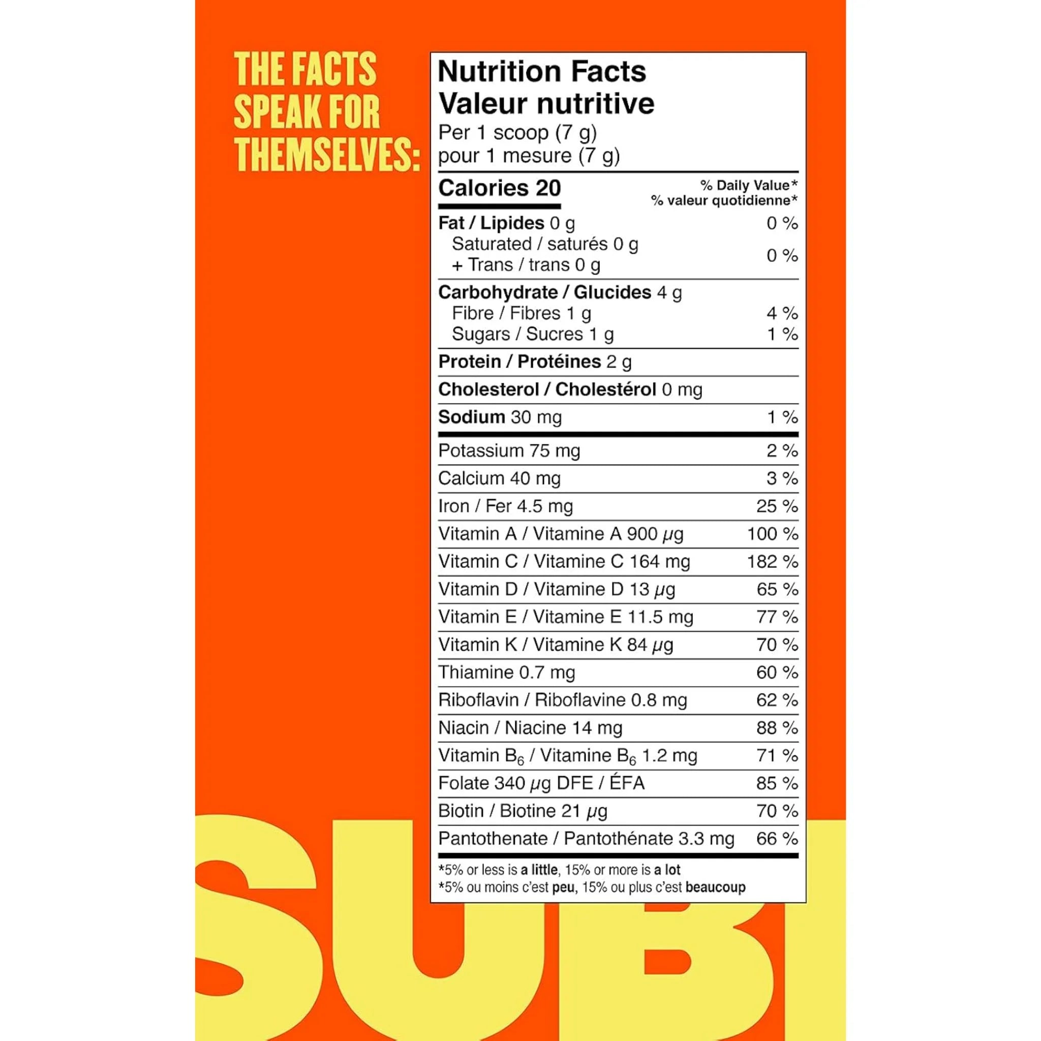 Subi Greens Super Juice Mix Pineapple Mango 280g