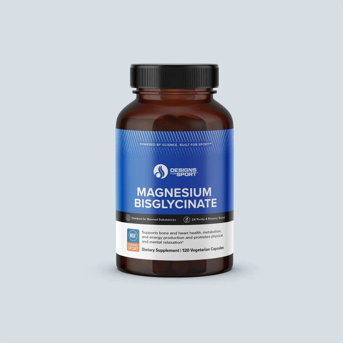 Designs for Sport Magnesium Bisglycinate 120 Capsules