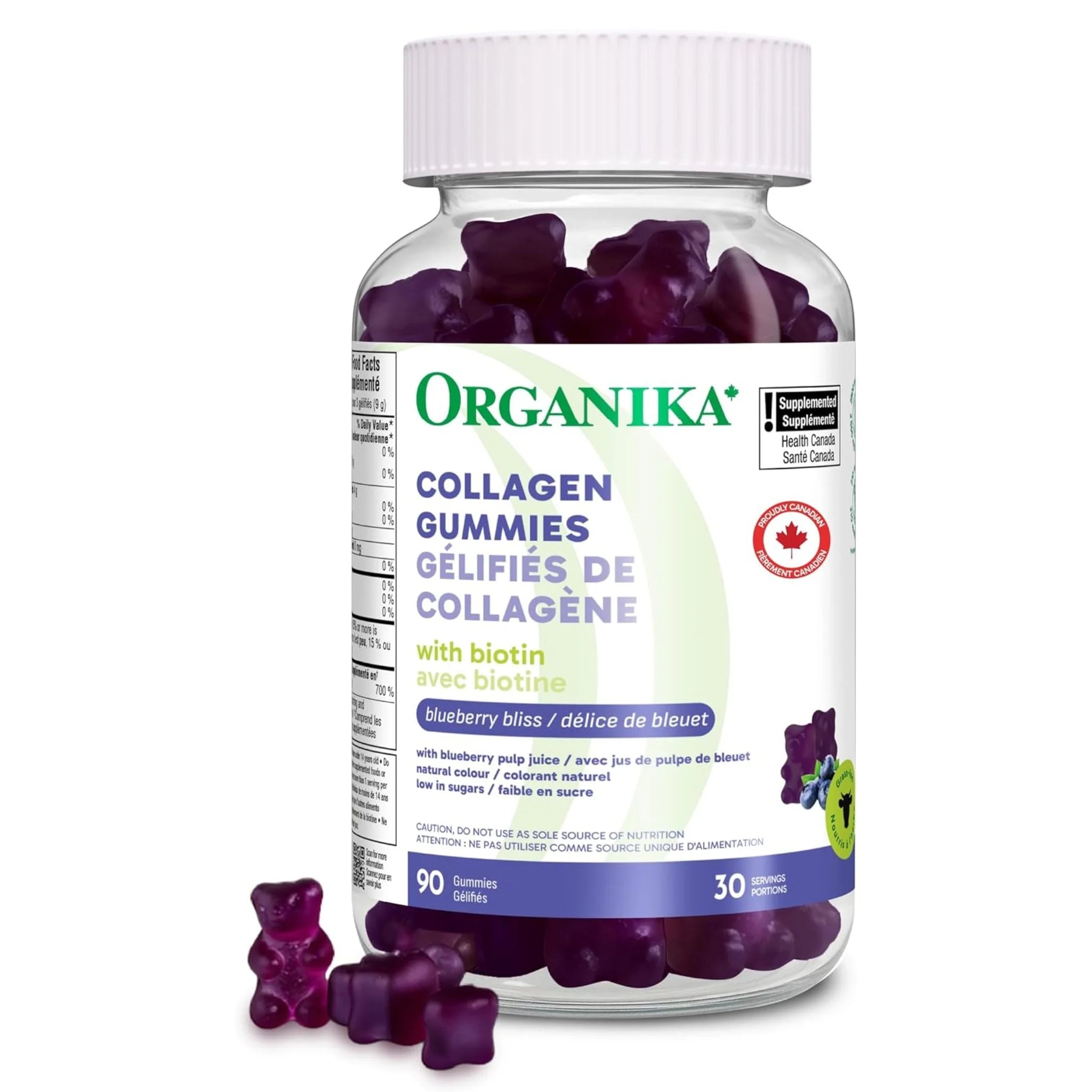 Organika Collagen Gummies 90 Gummies - Nature's Source Inc