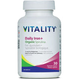 Vitality Daily Iron+Organic Spirulina 30 Capsules