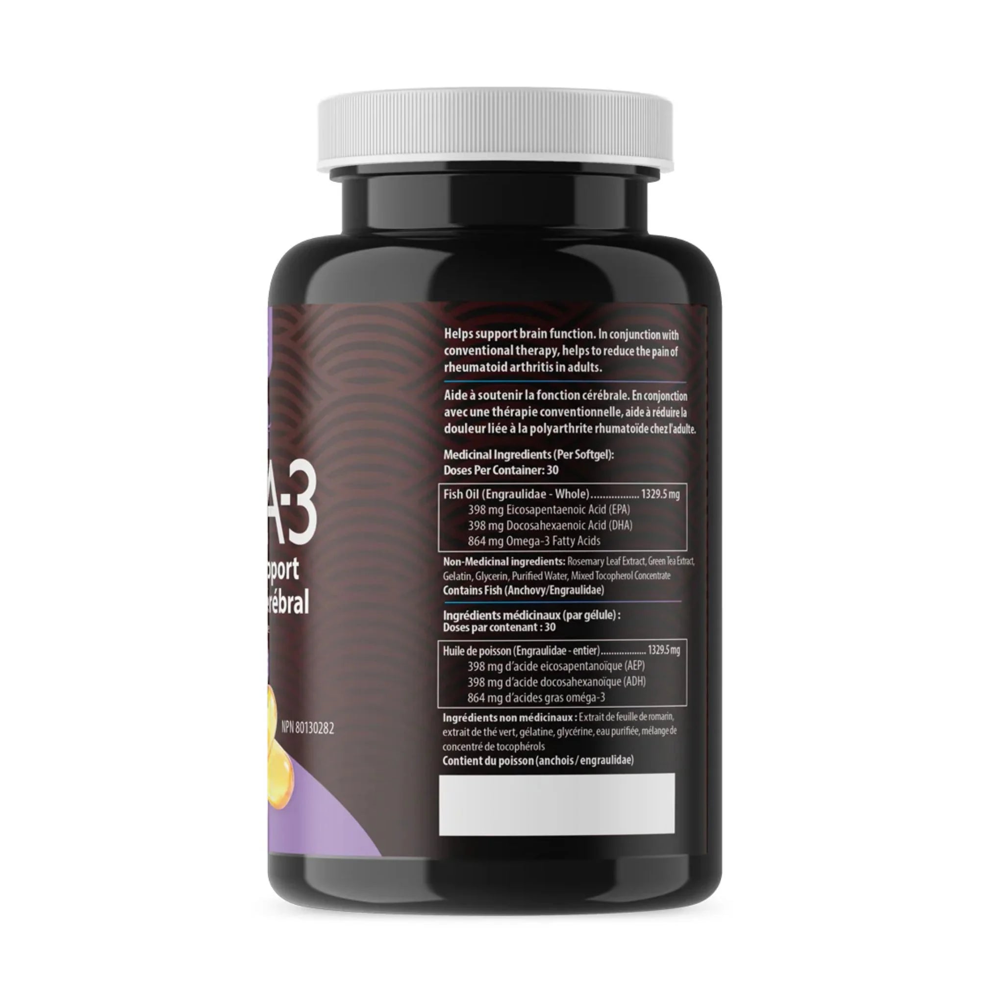 AquaOmega Balanced Arthritis & Brain Support 120 Softgels - Nature's Source Inc