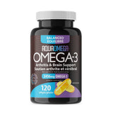 AquaOmega Balanced Arthritis & Brain Support 120 Softgels - Nature's Source Inc