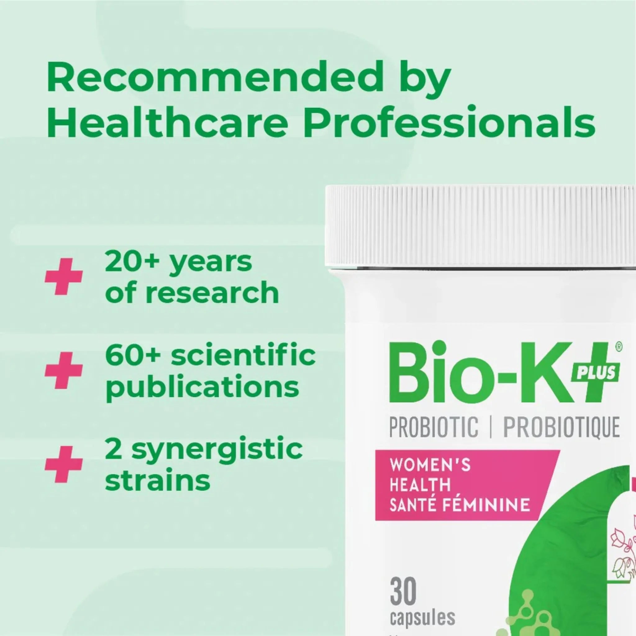 Bio-K+ Women's Health Probiotic 30 Vegan Capsules