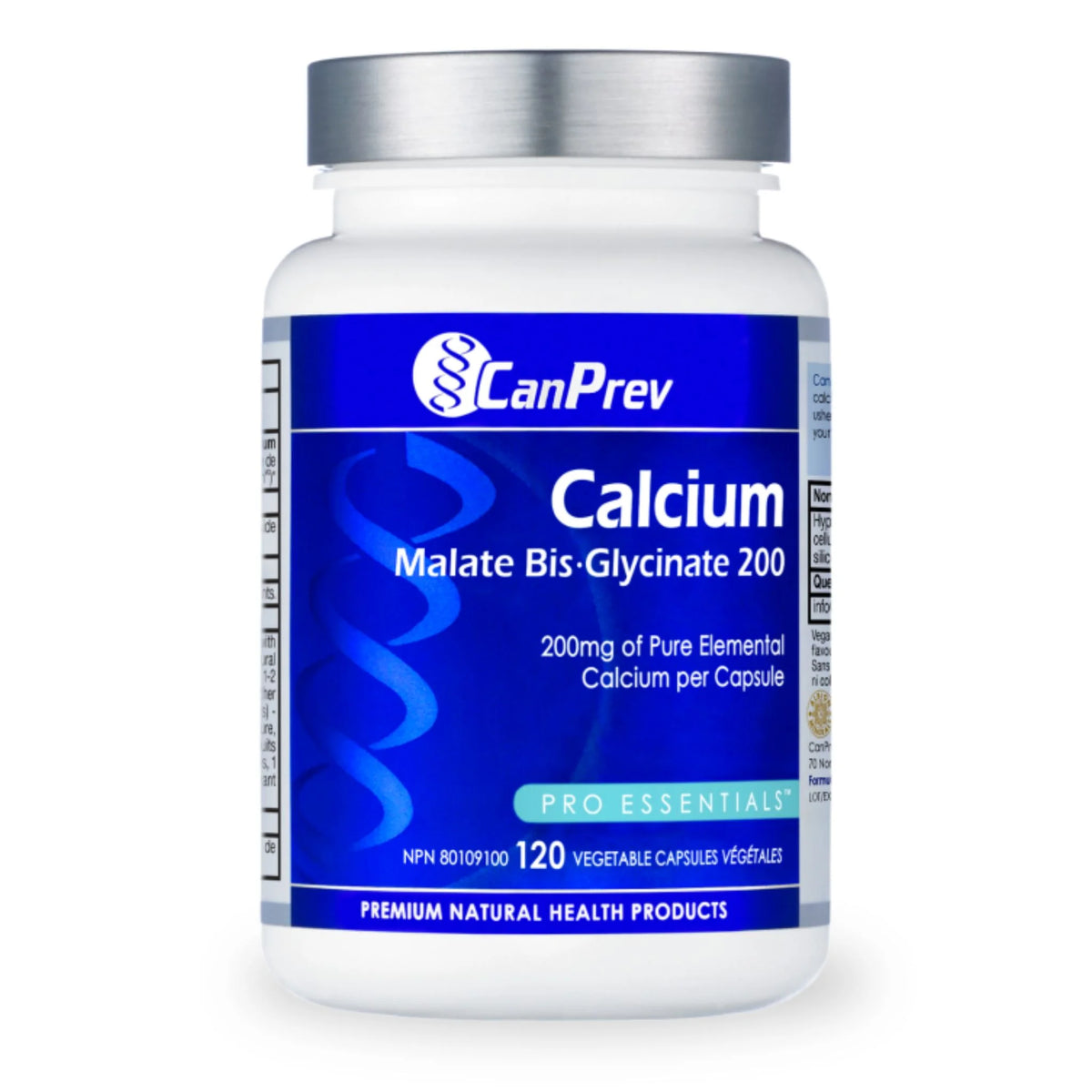 CanPrev Calcium Malate Bisglycinate 120vc - Nature's Source Inc
