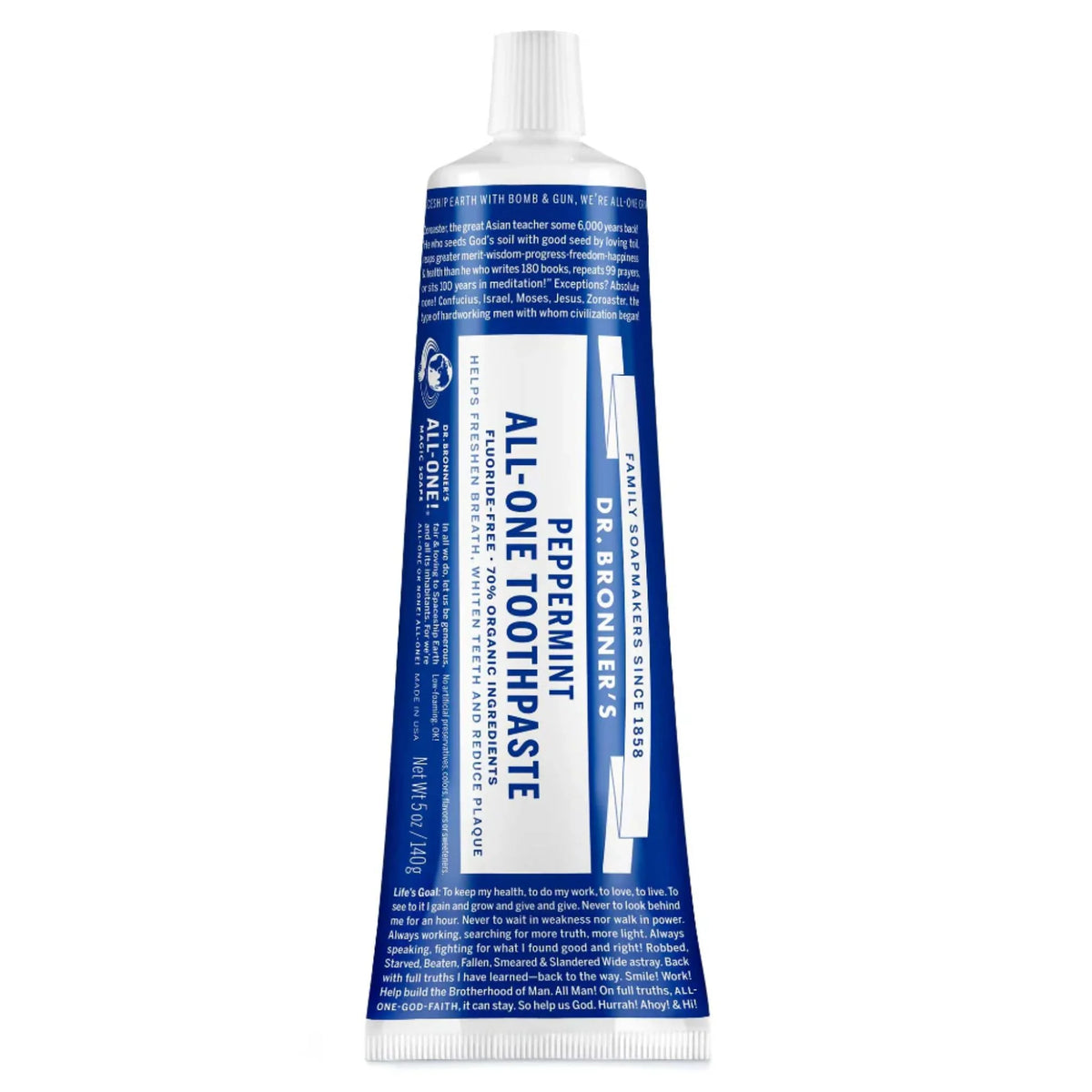 Dr. Bronner's Toothpaste Peppermint 140g