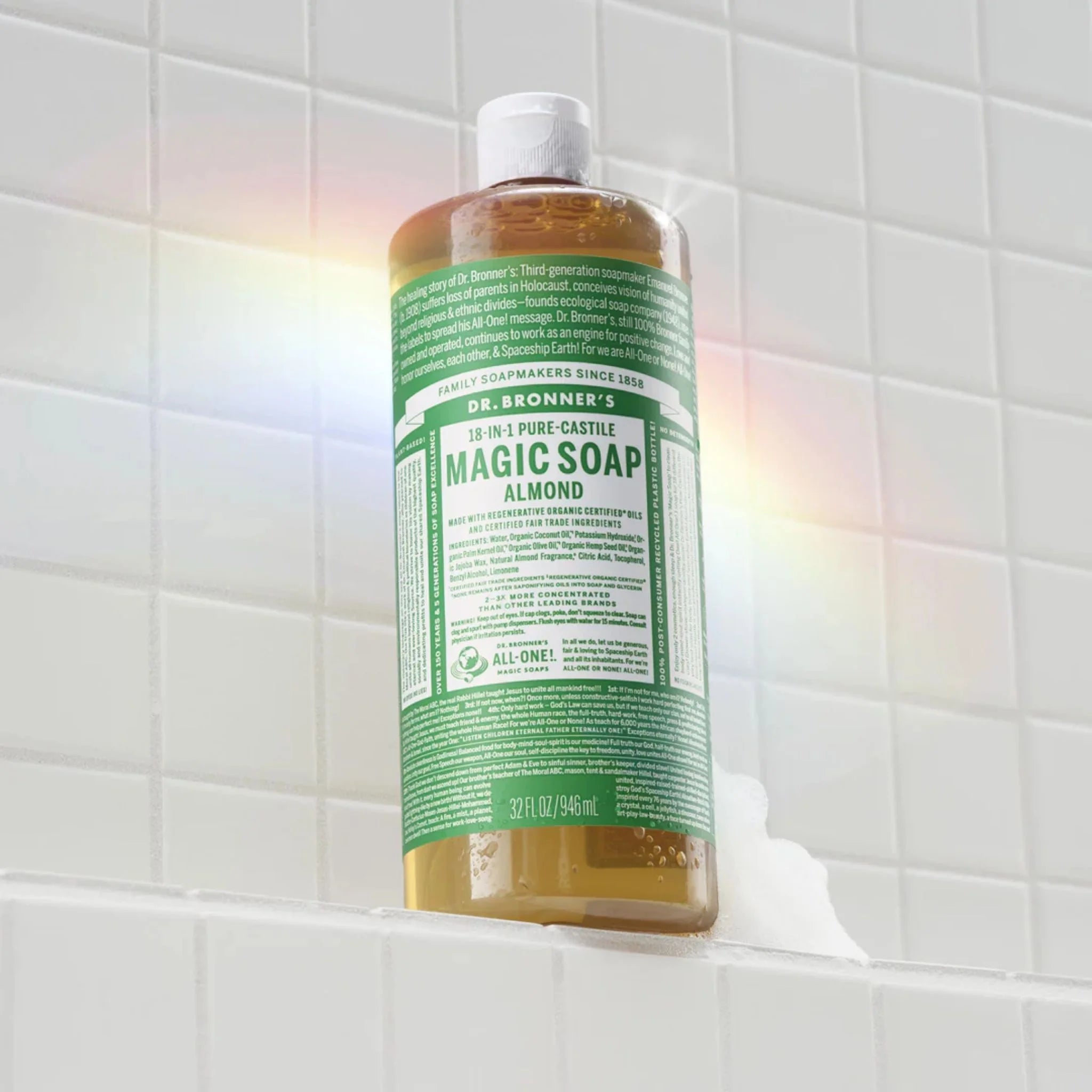 Dr. Bronner's Pure Castile Soap Almond 946ml