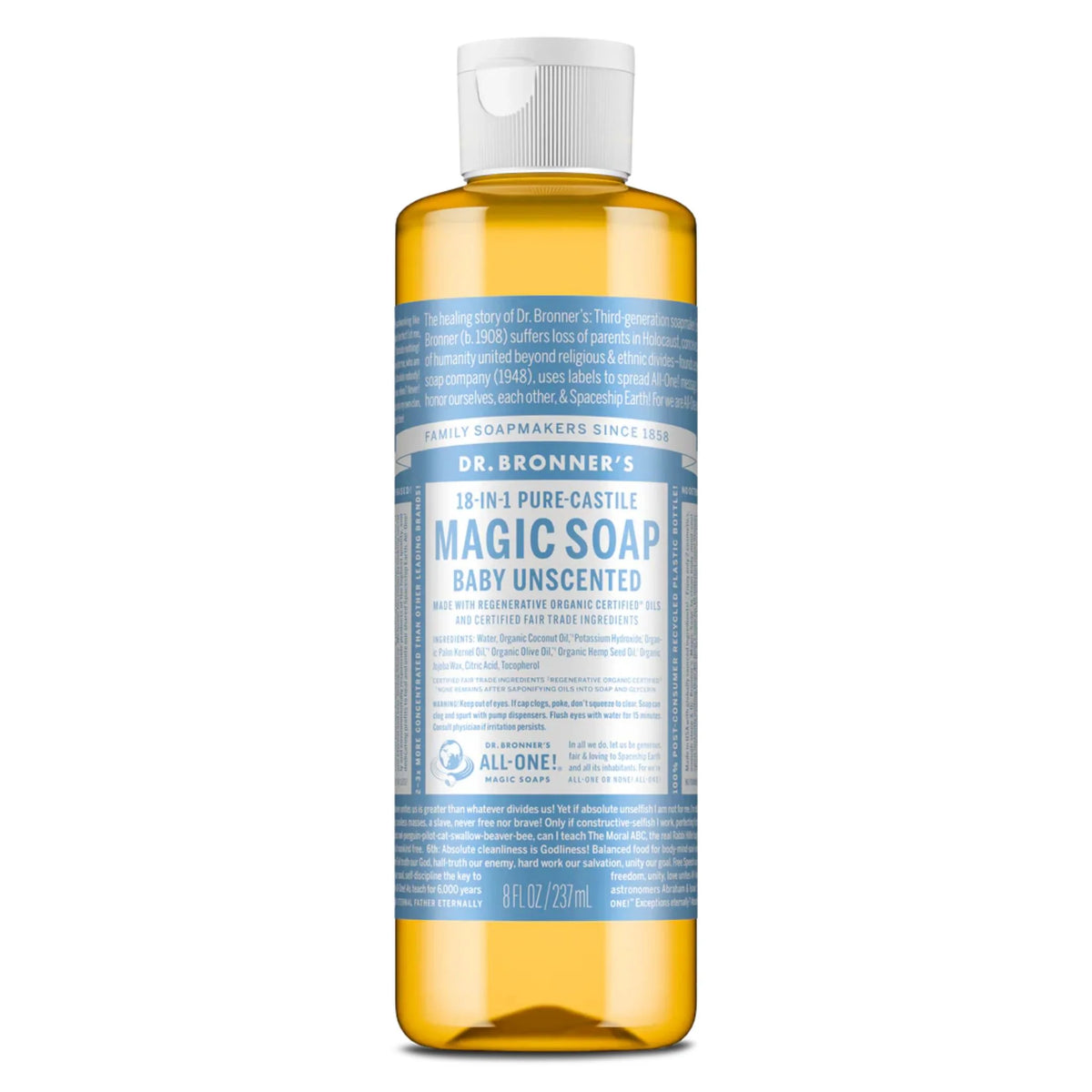 Dr. Bronner's Baby Castile Soap Mild 237ml