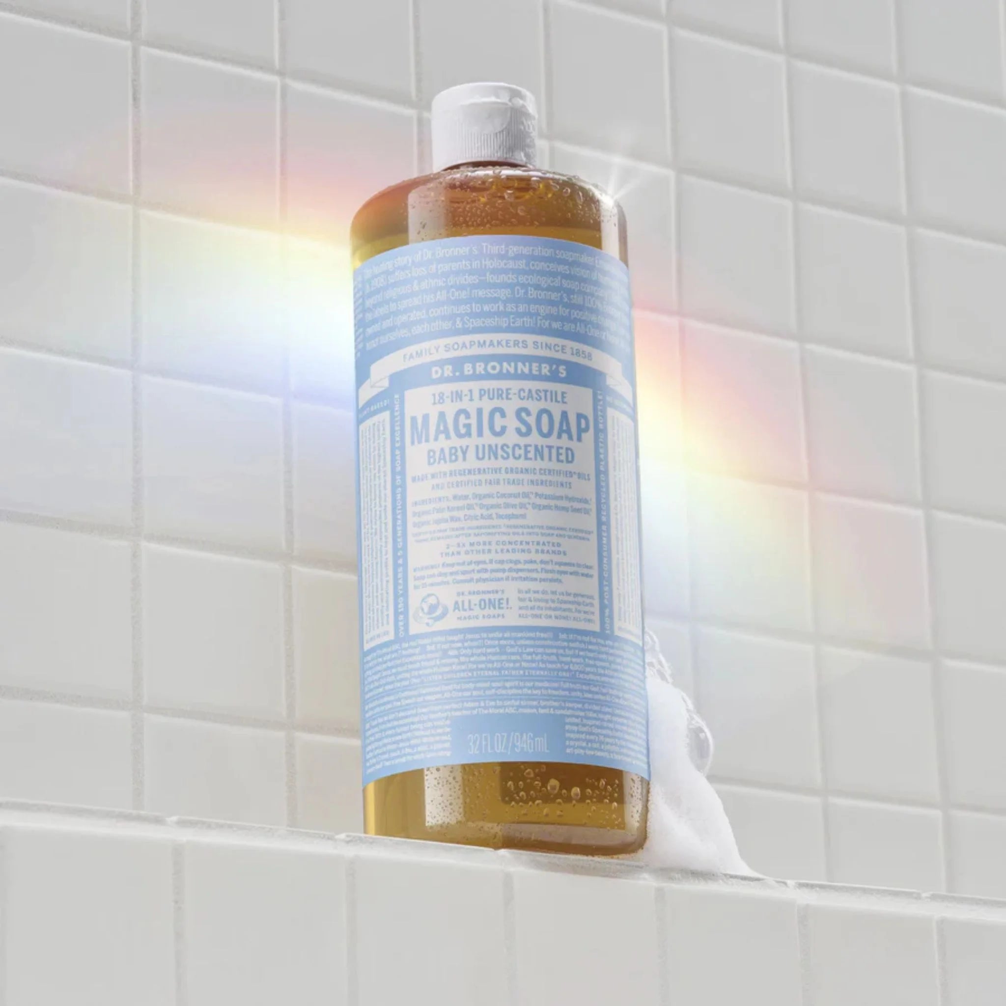 Dr. Bronner's Baby Pure Castile Soap Mild 946ml - Nature's Source Inc