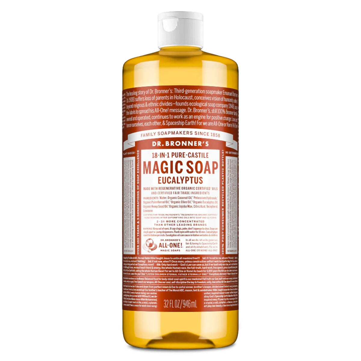 Dr. Bronner's Pure Castile Soap Eucalyptus 946ml