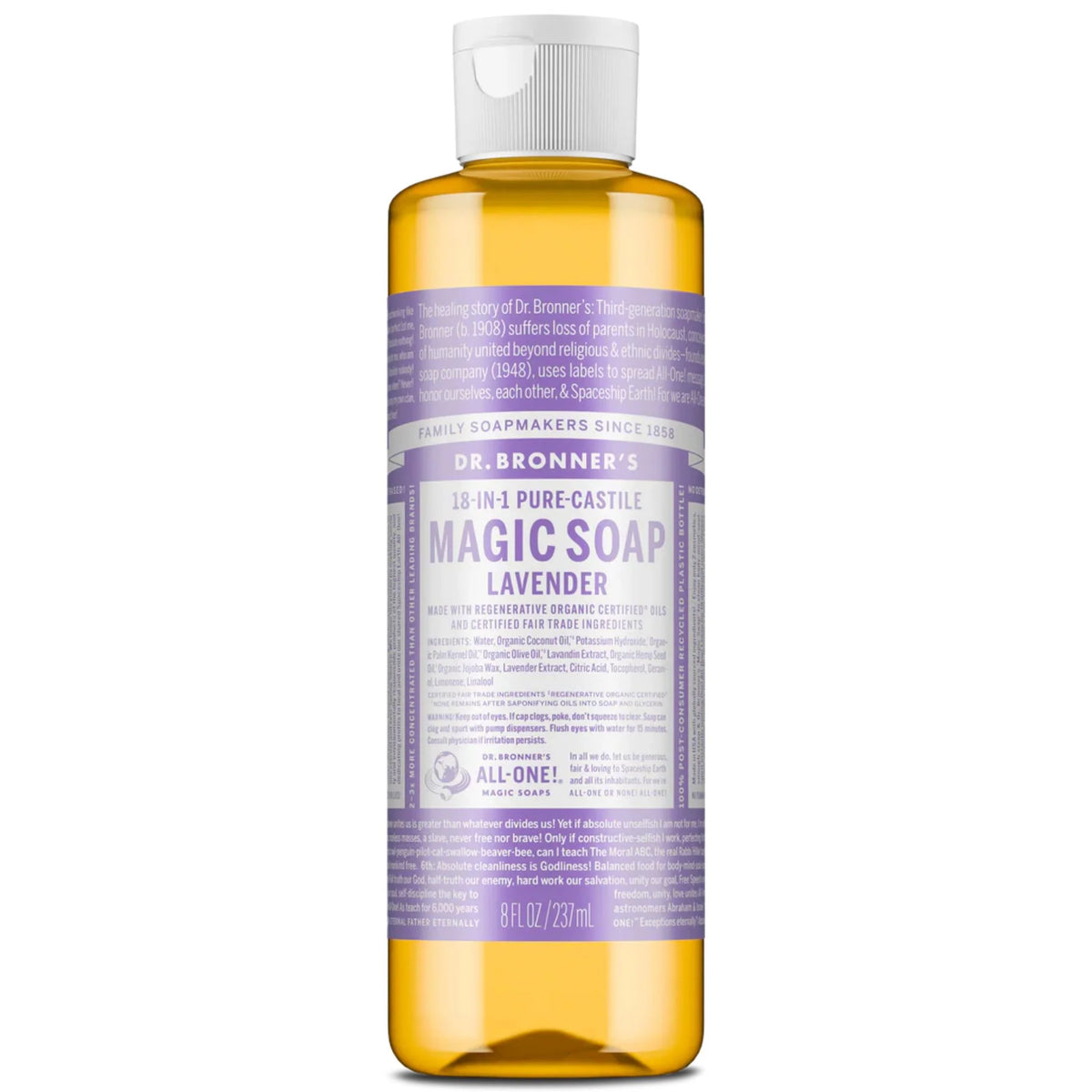 Dr. Bronner's Pure Castile Soap Lavender 237ml