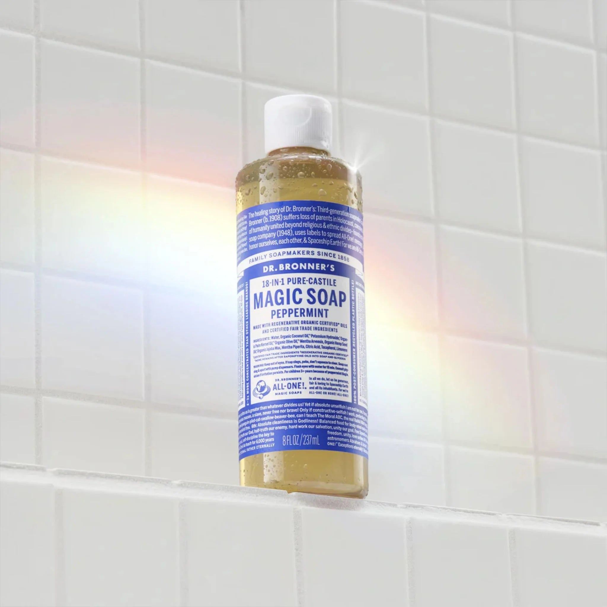 Dr. Bronner's Pure Castile Soap Peppermint Soap 237ml