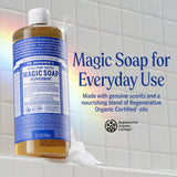 Dr. Bronner's Pure Castile Soap Peppermint 946ml - Nature's Source Inc