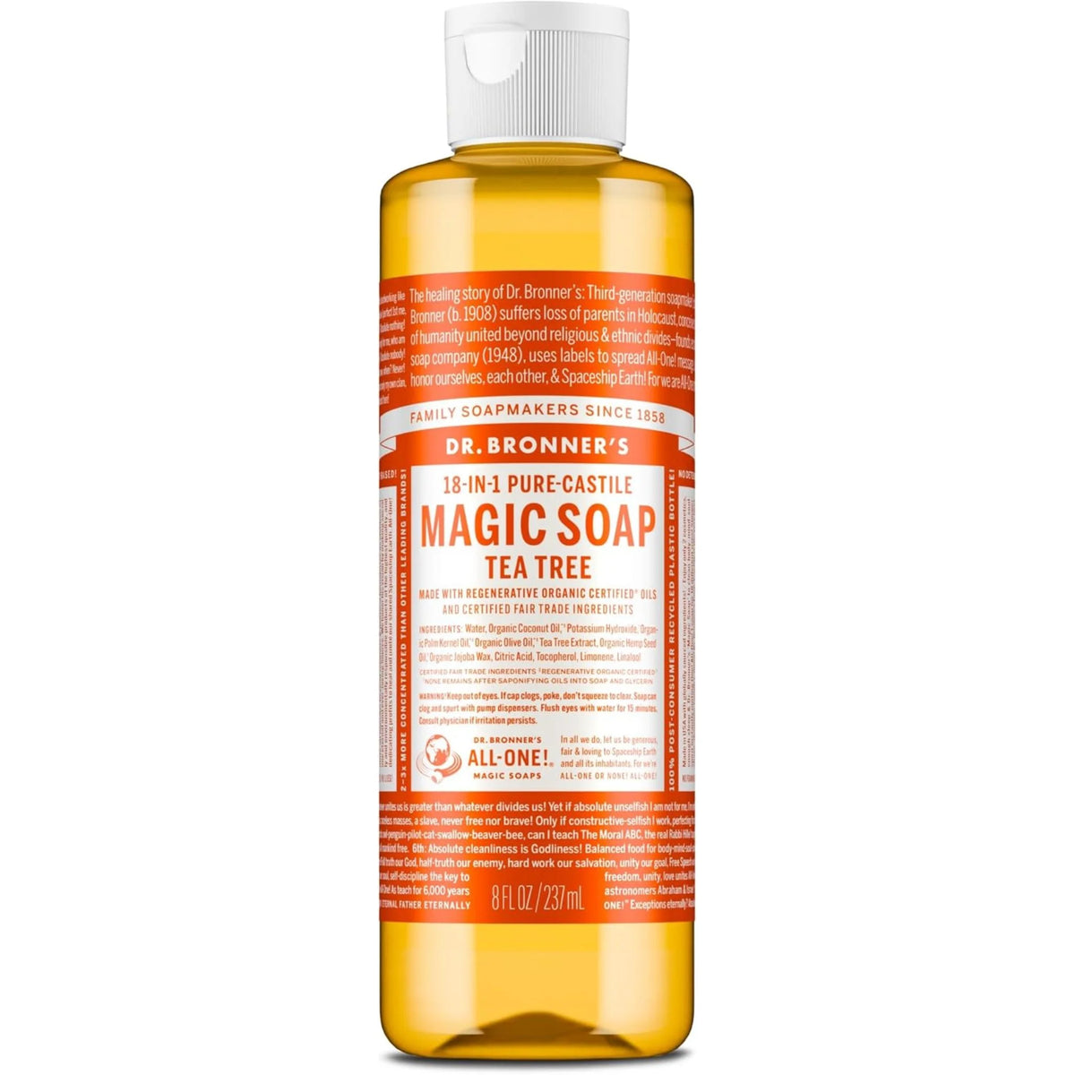 Dr. Bronner's Pure Castile Soap Tea Tree 237ml