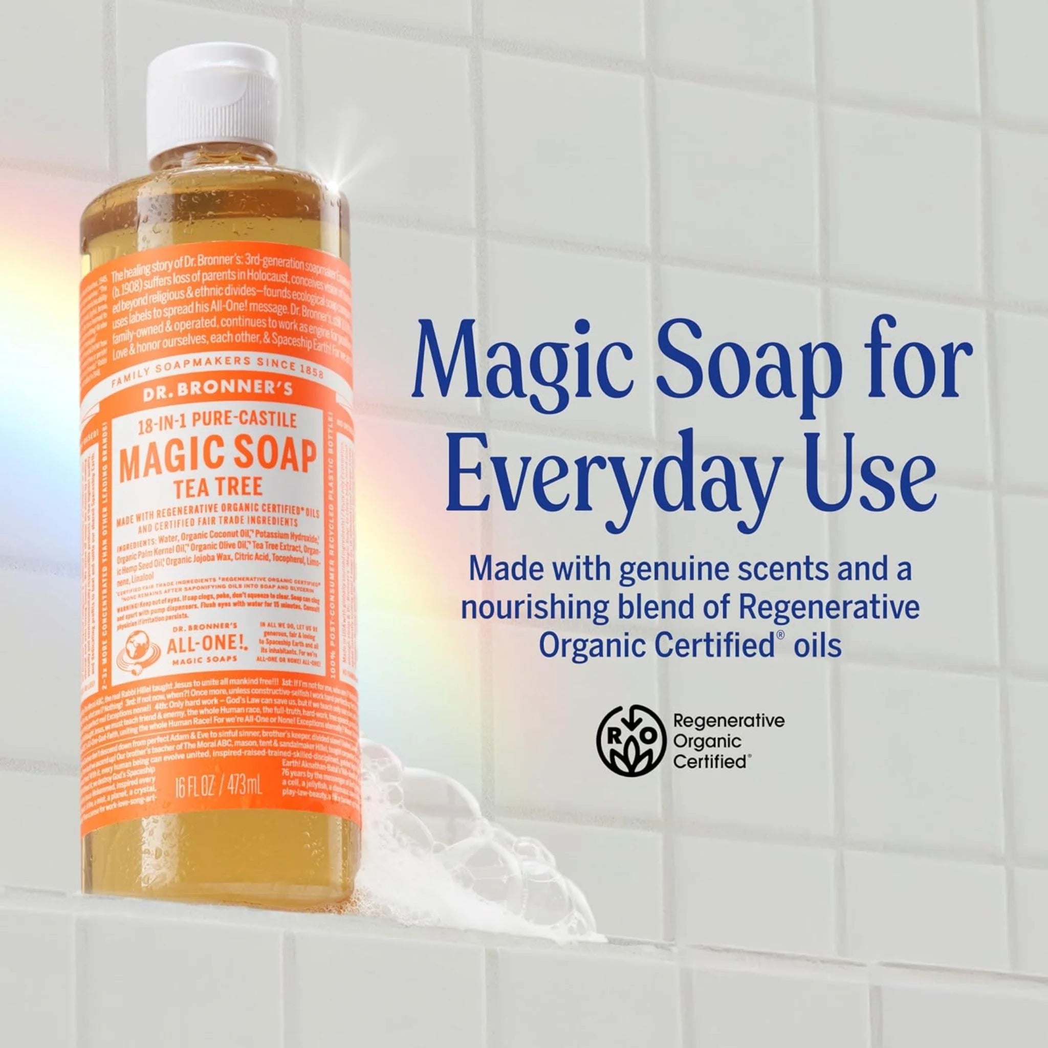 Dr. Bronner's Pure Castile Soap Tea Tree 237ml
