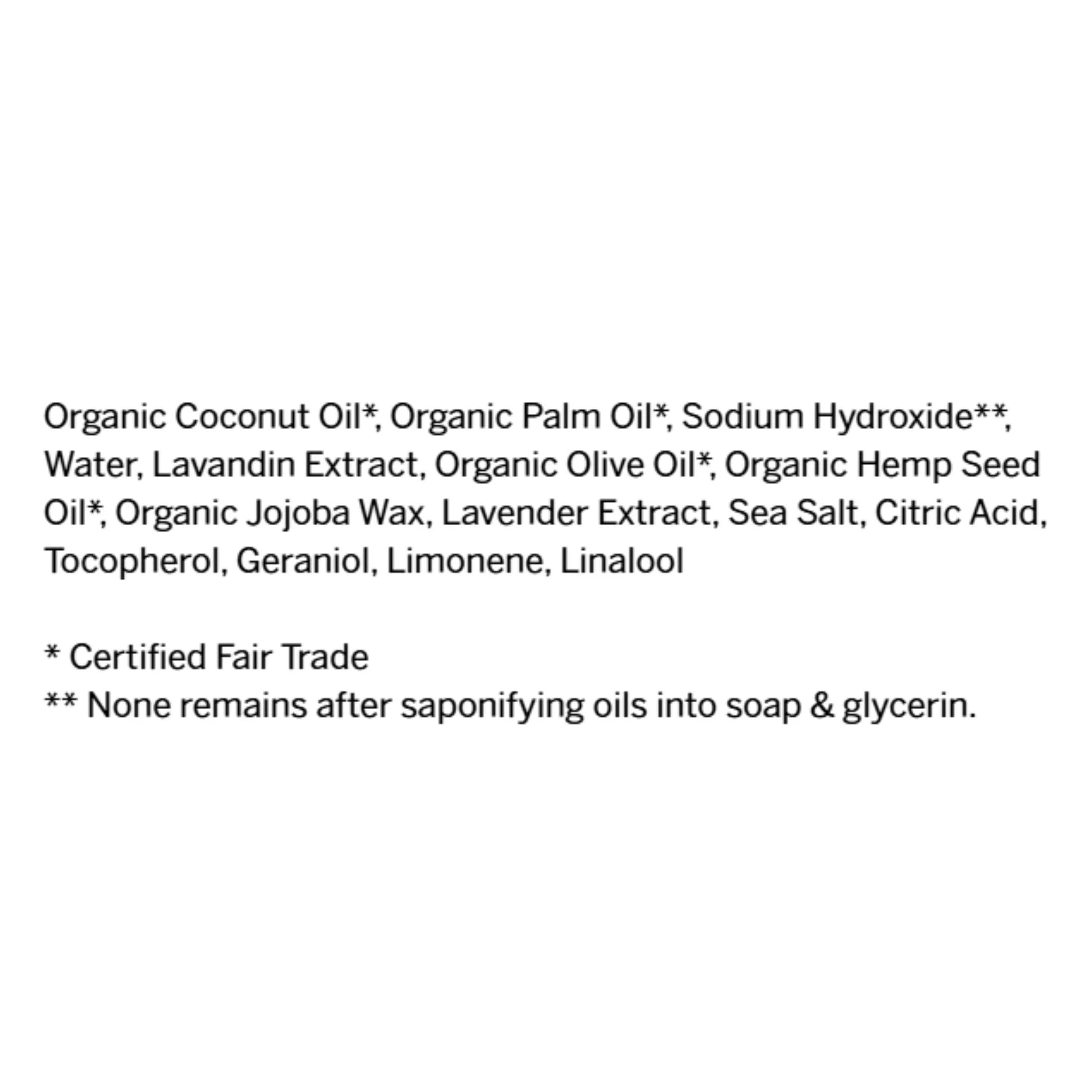 Dr. Bronner's Pure Castile Hemp Lavender Soap 140g