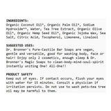 Dr. Bronner's Pure Castille Tea Tree 140g
