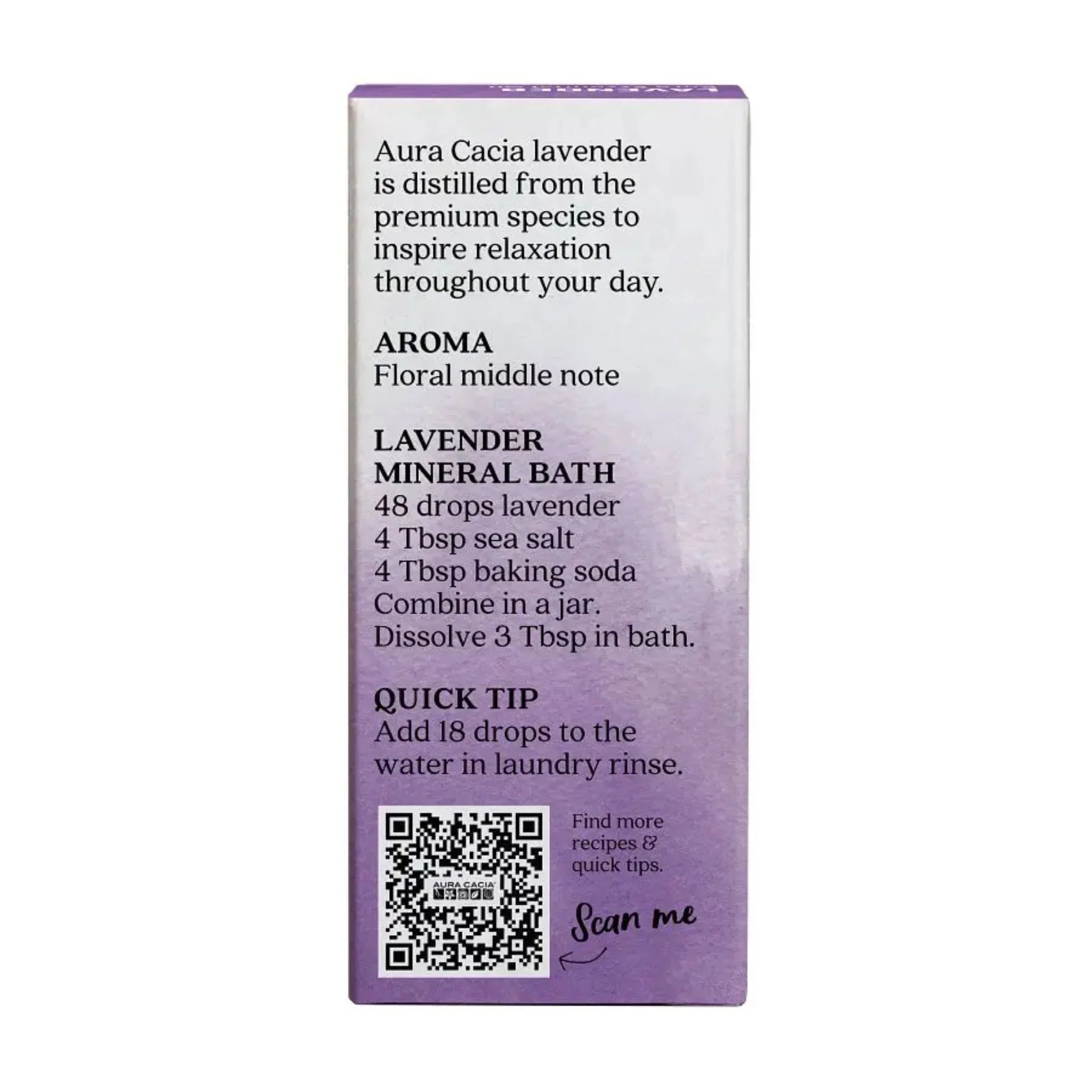 Aura Cacia Boxed Essential Oil - Lavender 15ml