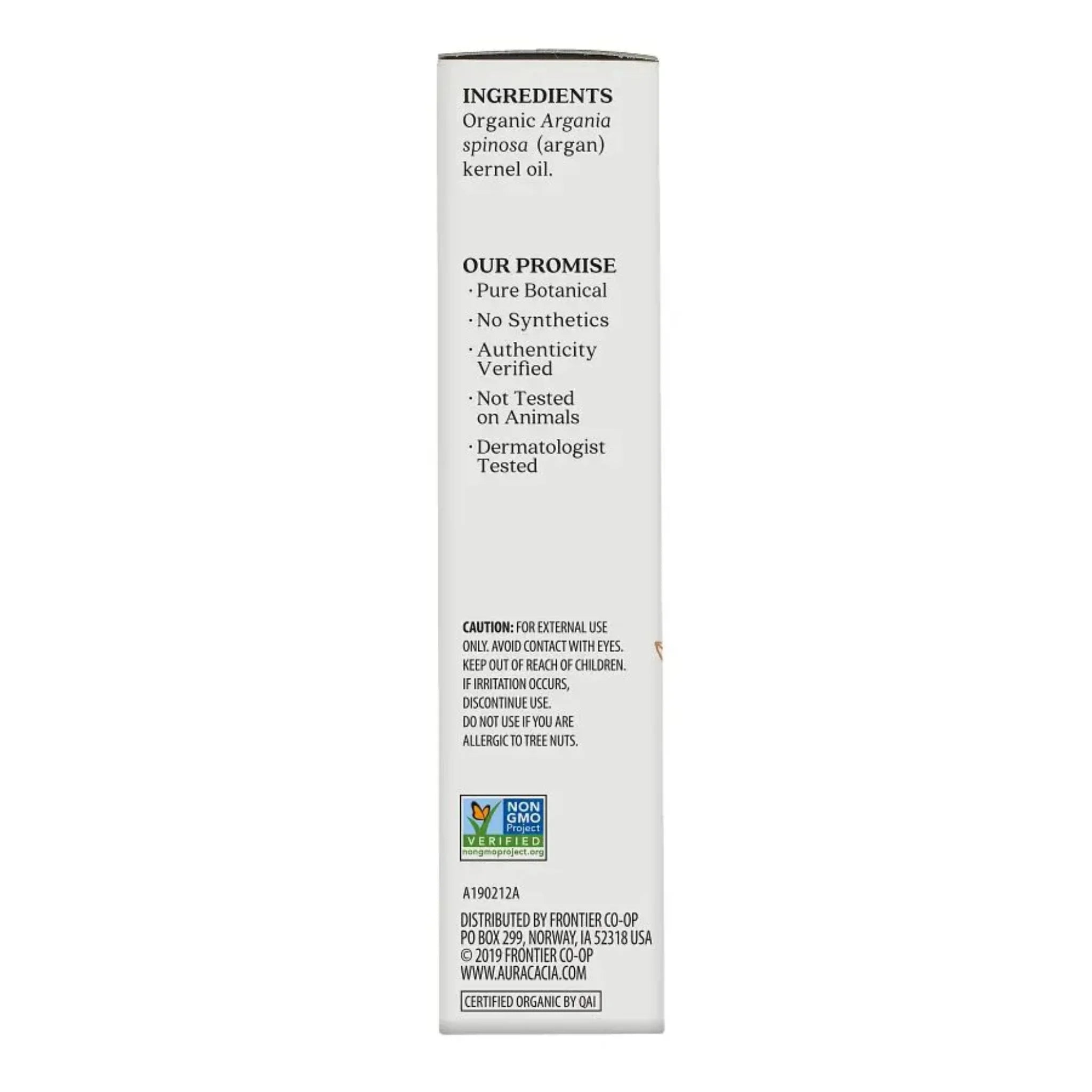 Aura Cacia Boxed Organic Essential Oil Argan 30ml