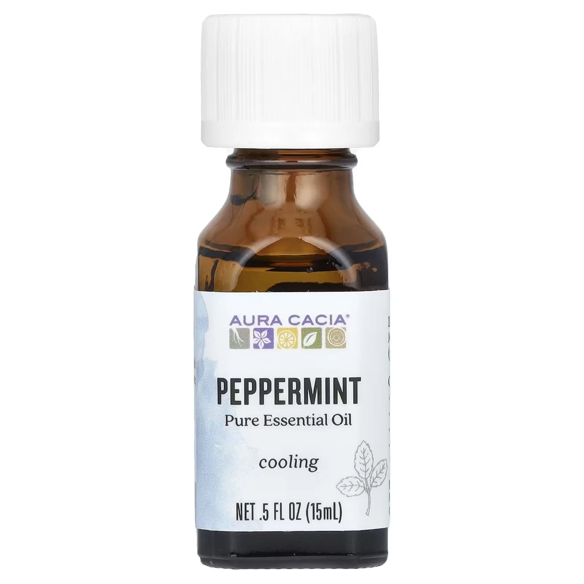 Aura Cacia Peppermint Essential Oil 15 ml