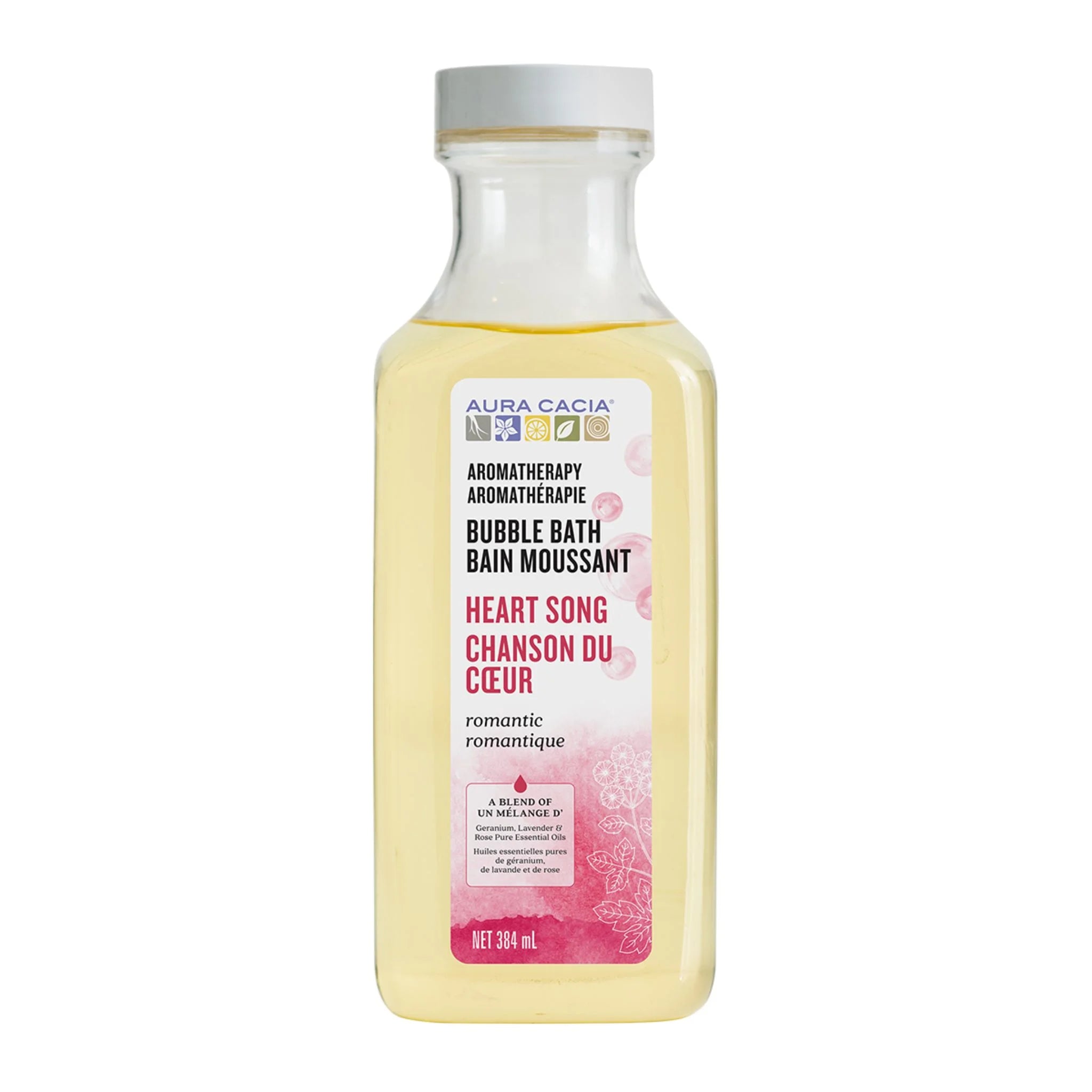 Aura Cacia Heart Song Bubble Bath 384ml