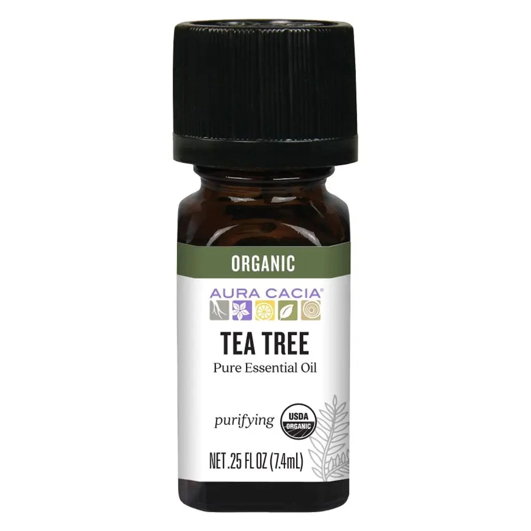Aura Cacia Organic Tea Tree Essential Oil 7.4ml