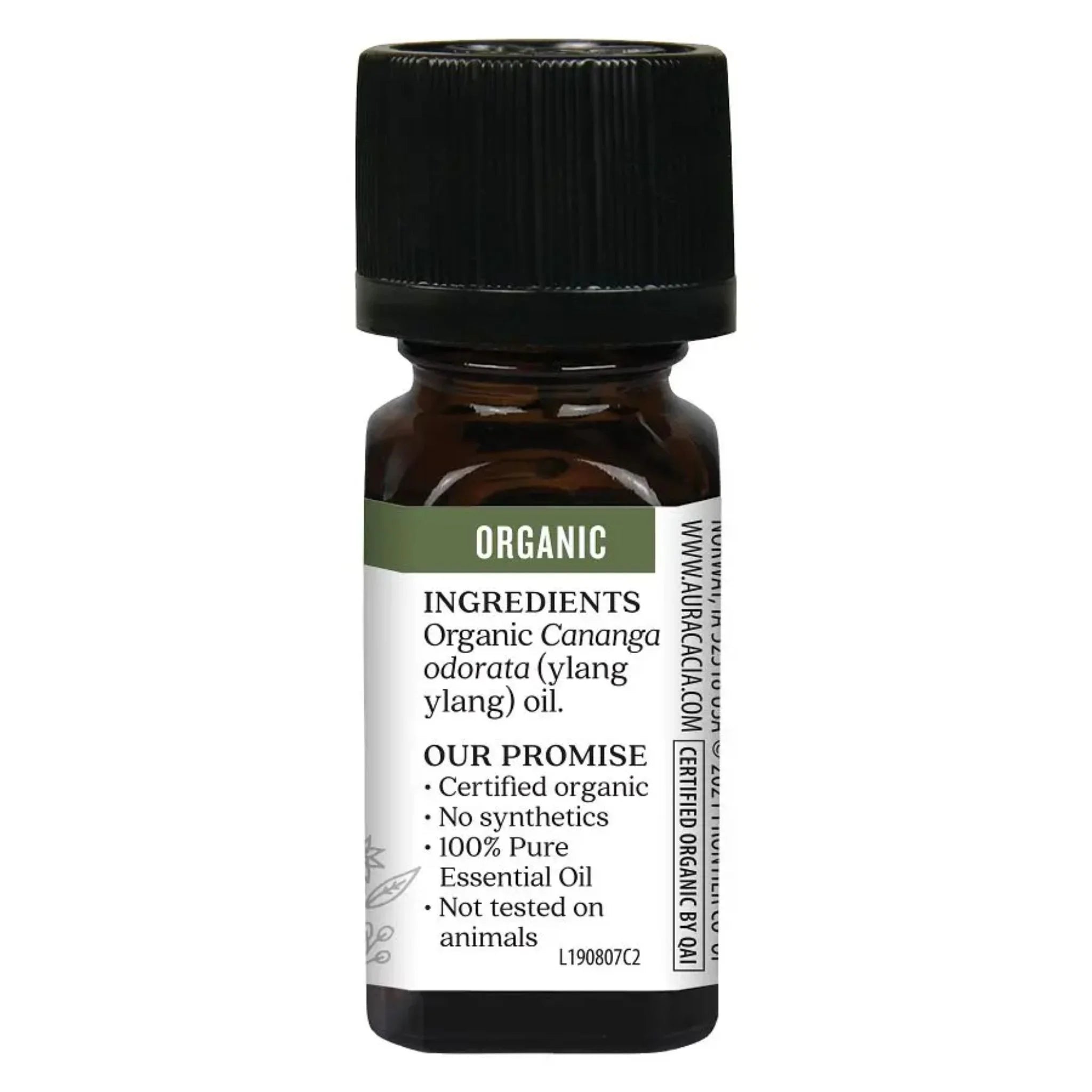 Aura Cacia Organic Ylang Ylang Essential Oil 7.4ml