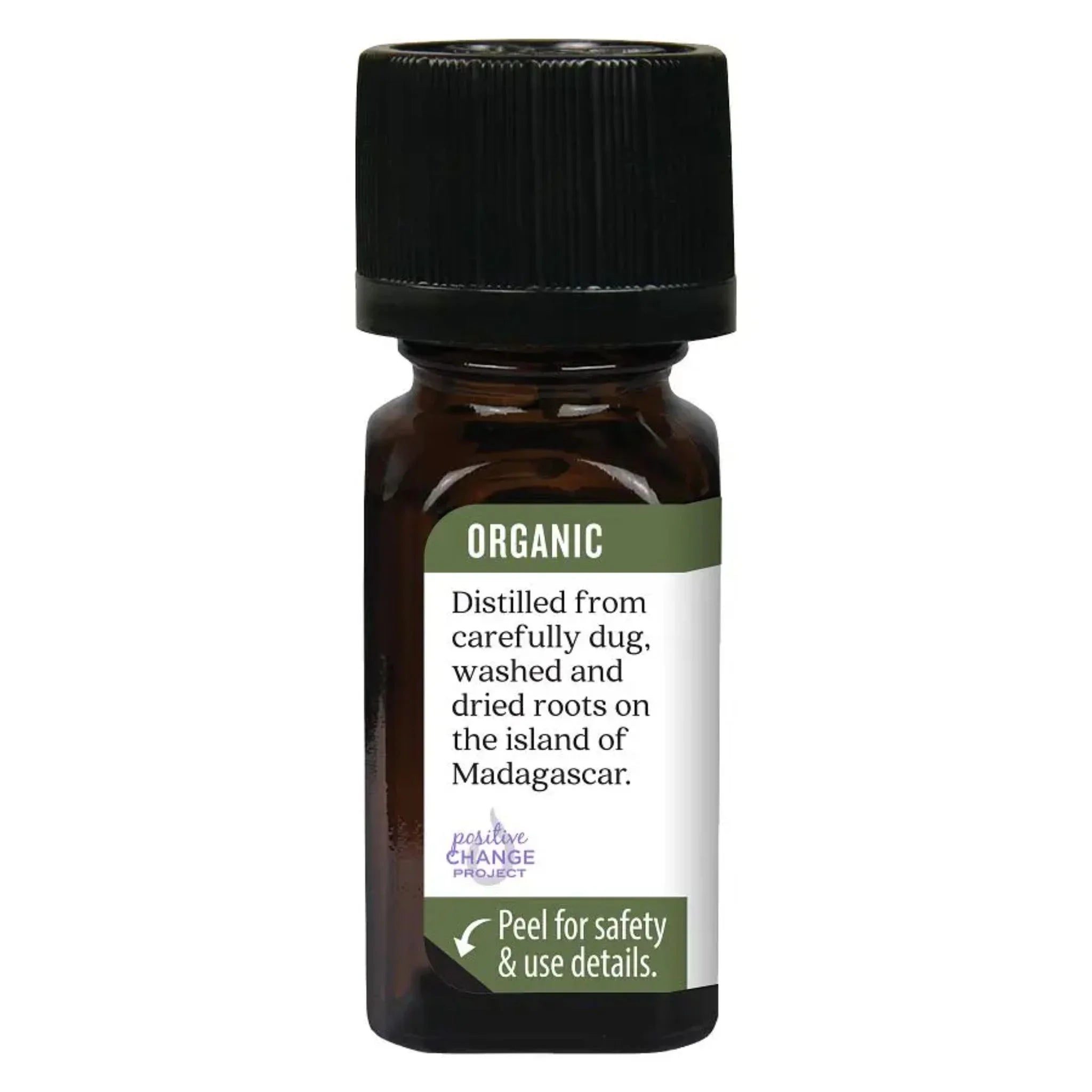 Aura Cacia Organic Vetiver Essential Oil 7.4ml
