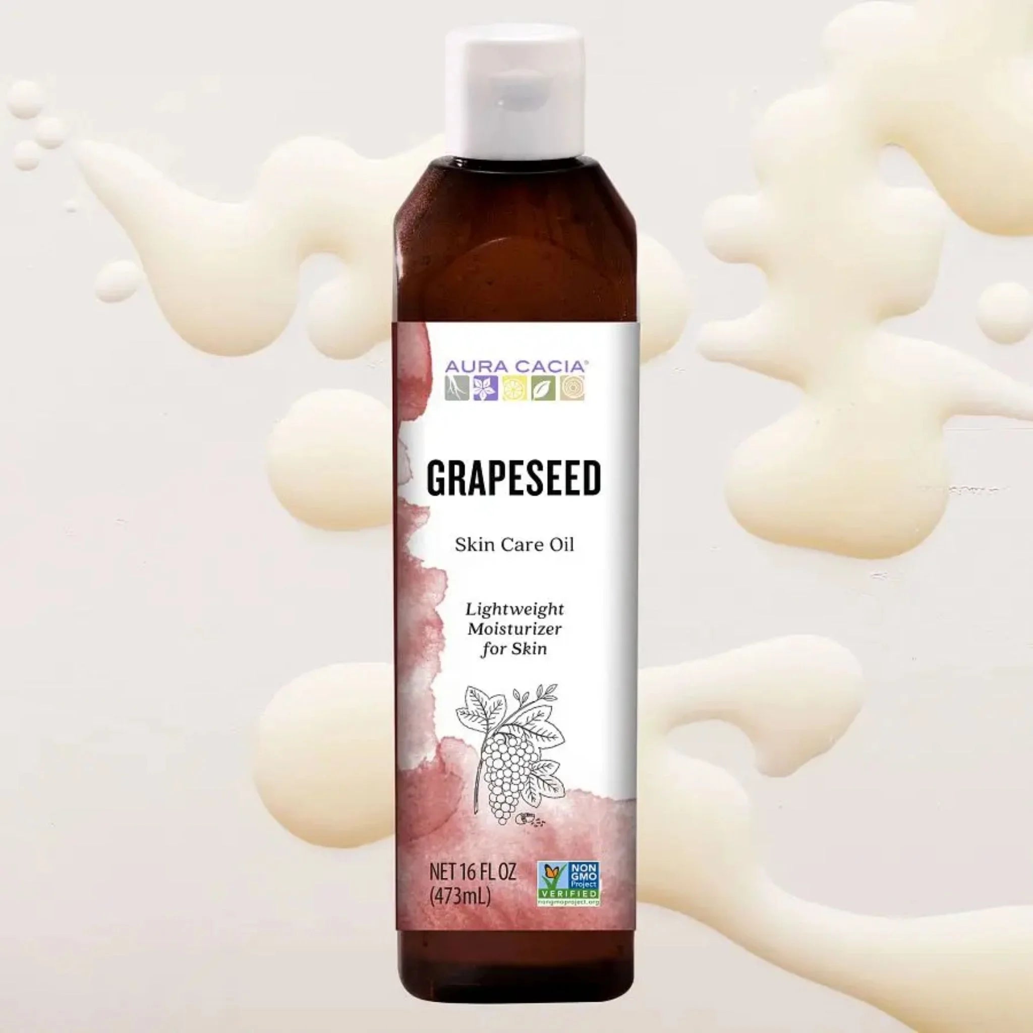 Aura Cacia Grapeseed Oil 473ml