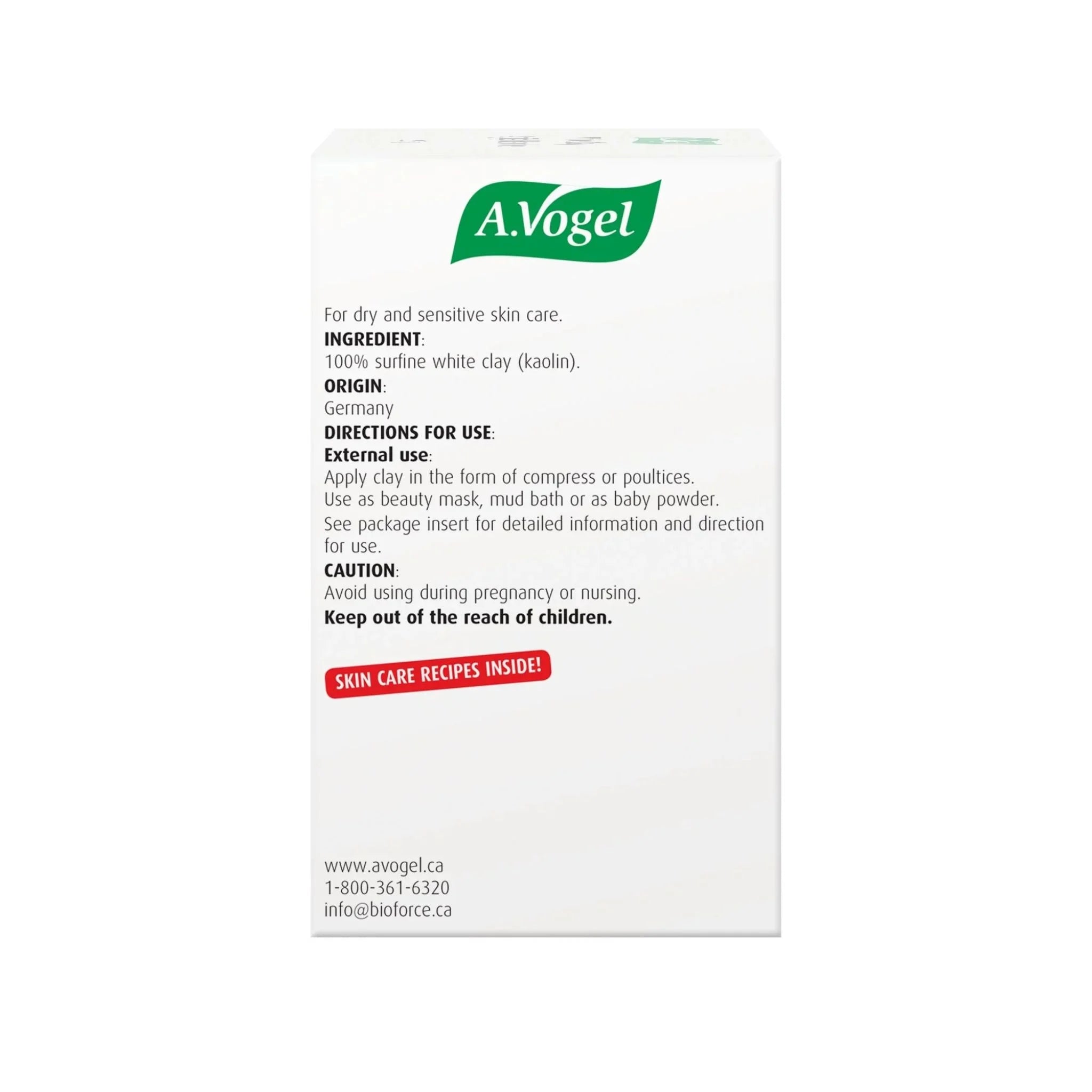 Bioforce White Clay 225g