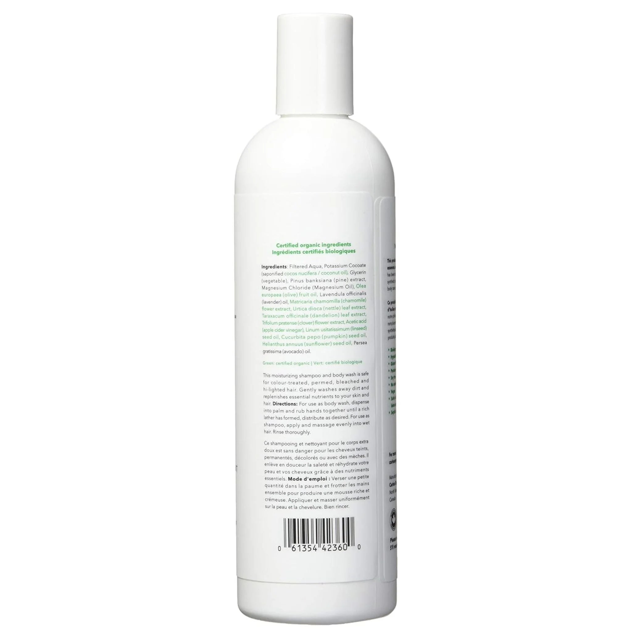 Carina Organics Shampoo - Body Wash Lavender 360ml - Nature's Source Inc