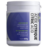 ITL Health Citric Acid 600g - Helps Inhibit the Growth of Bacteria and Fungi, Ensuring Sprouts Develop in a Safe, Hygienic Setting, Free From Fillers, Fragrances, and Additives - Nature's Source Inc
