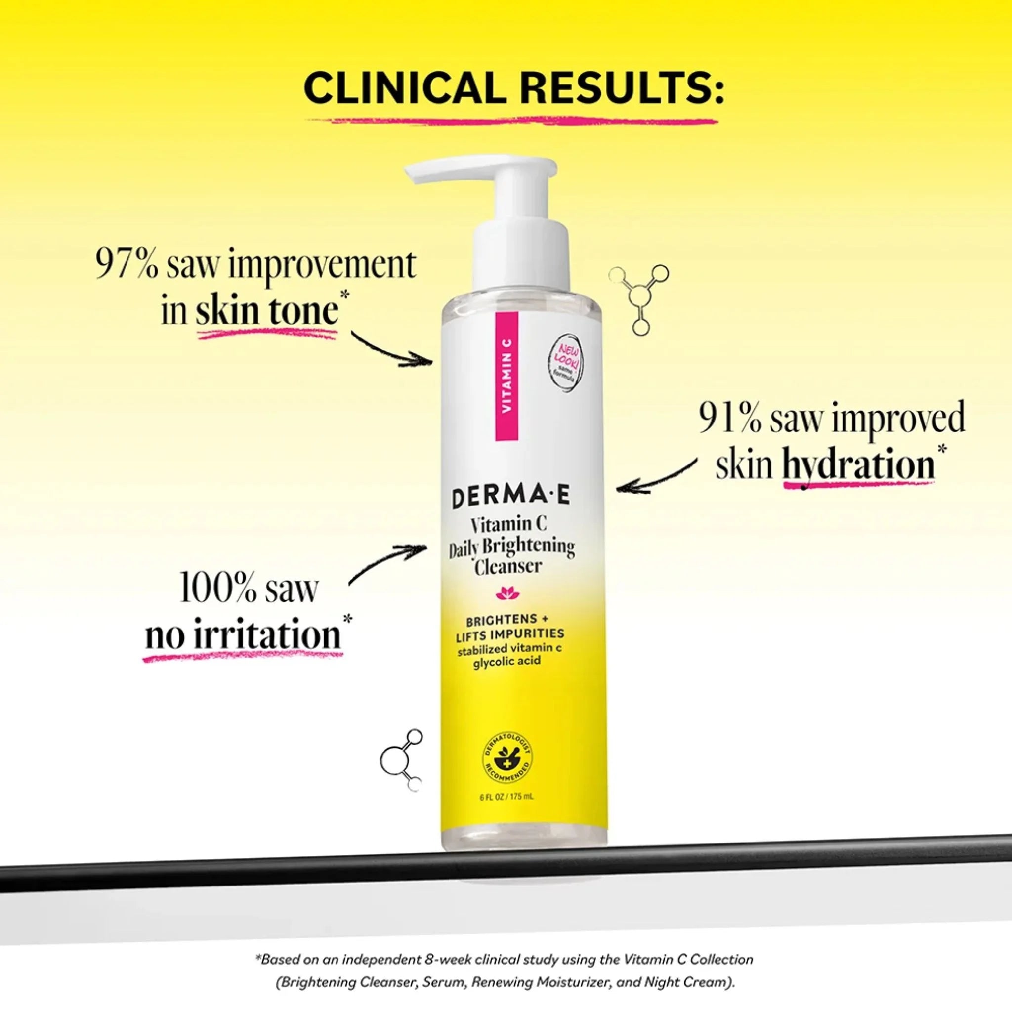 Derma E Vitamin C Daily Brightening Cleanser - 175ml