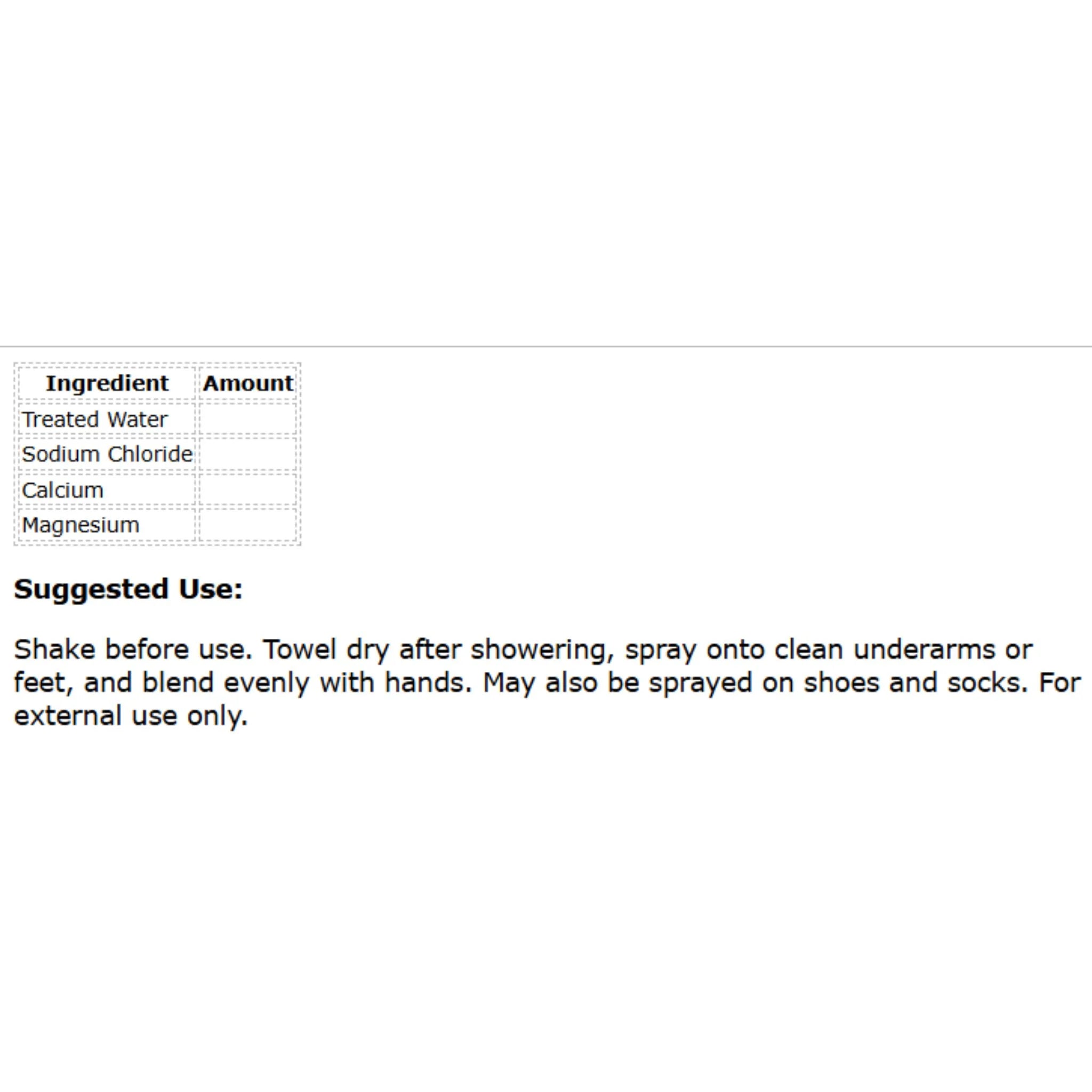 Dr. Mist Deodorant Spray Unscented 50ml