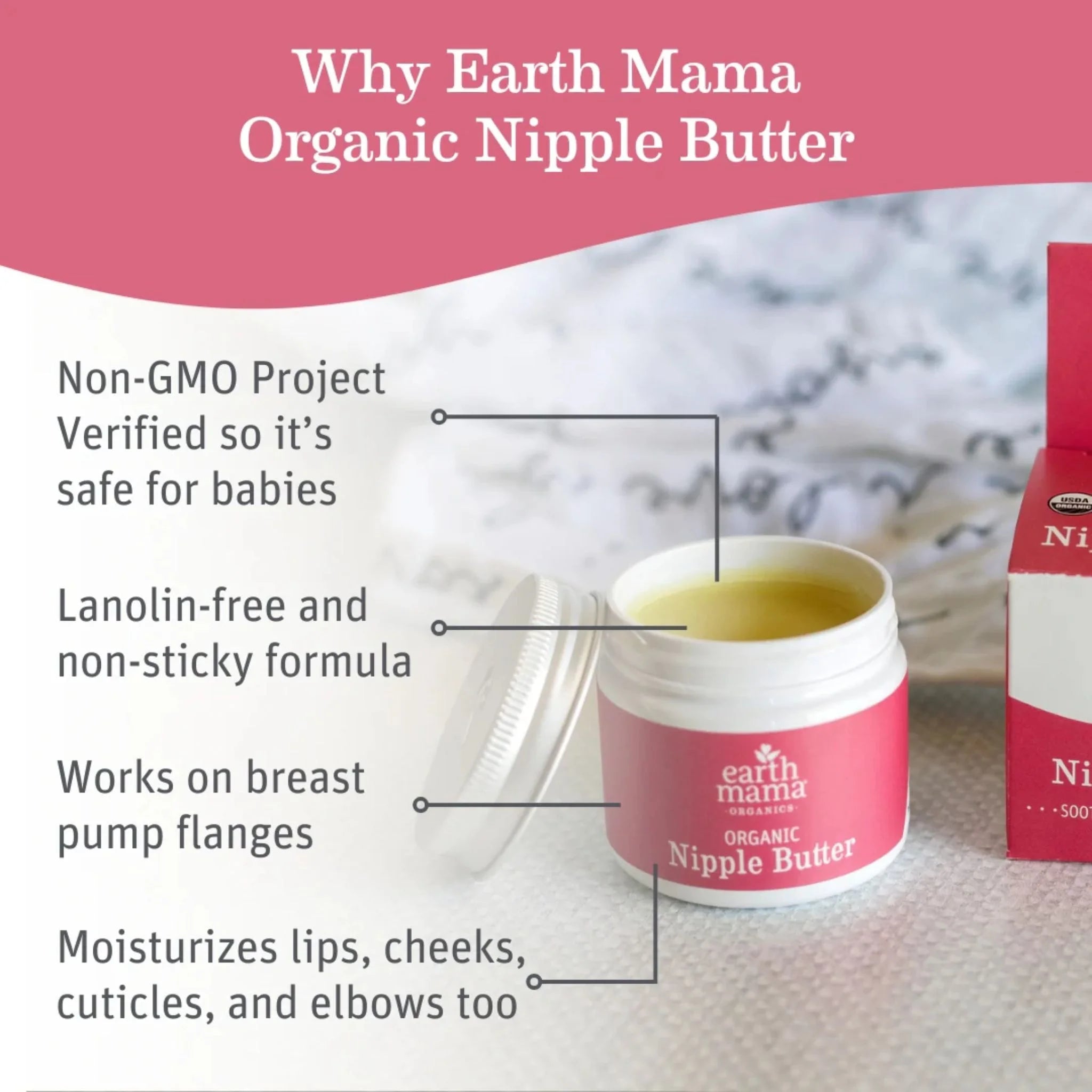 Earth Mama Organic Nipple Butter 60ml