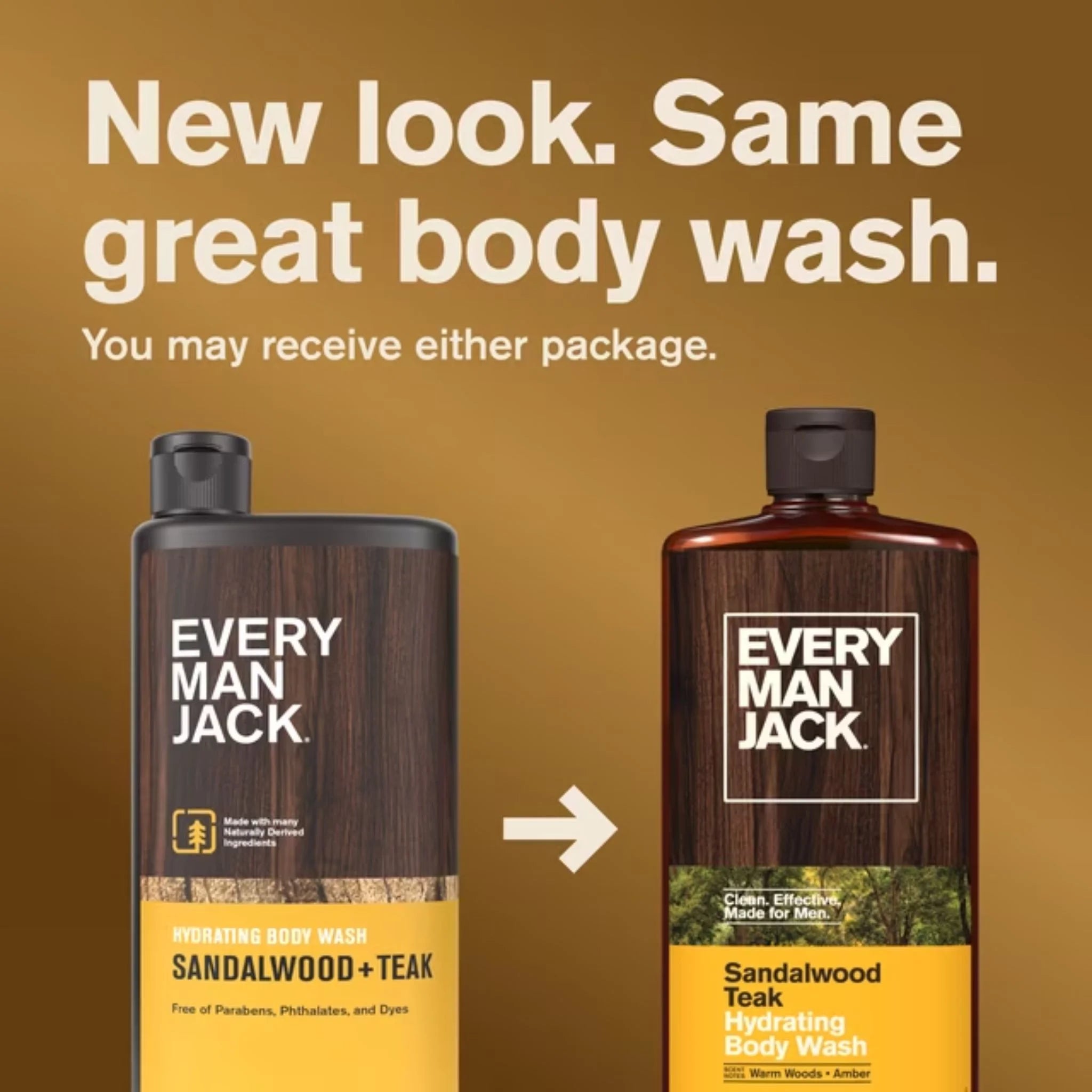 Every Man Jack Body Wash Sandalwood 500 ml
