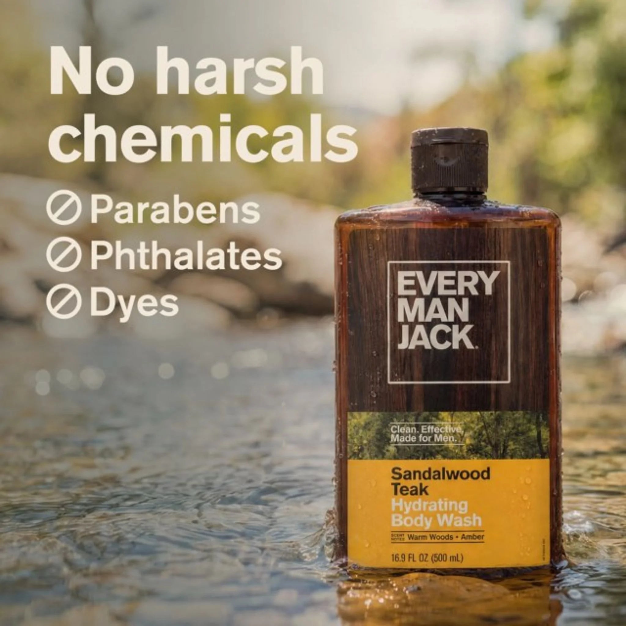Every Man Jack Body Wash Sandalwood 500 ml