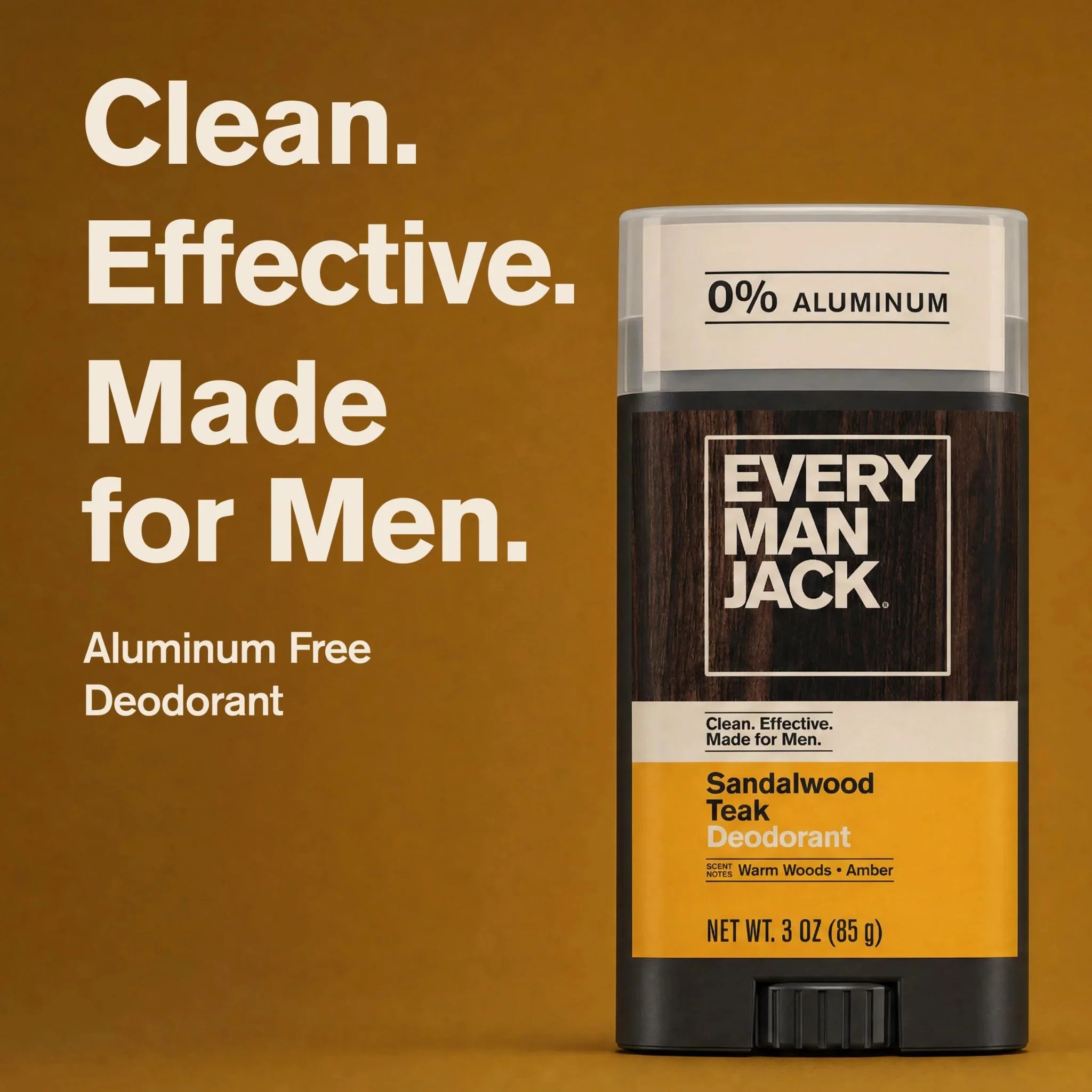 Every Man Jack Deodorant Sandalwood 85g