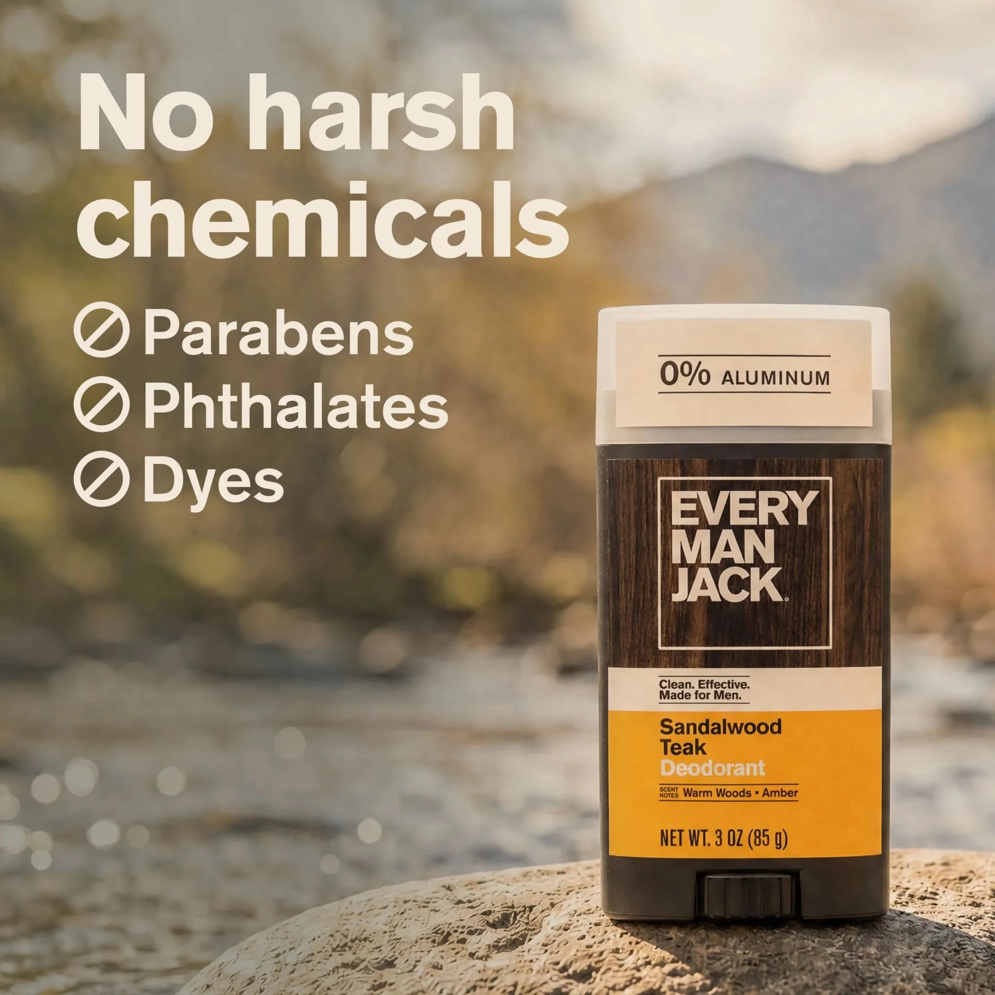 Every Man Jack Deodorant Sandalwood 85g