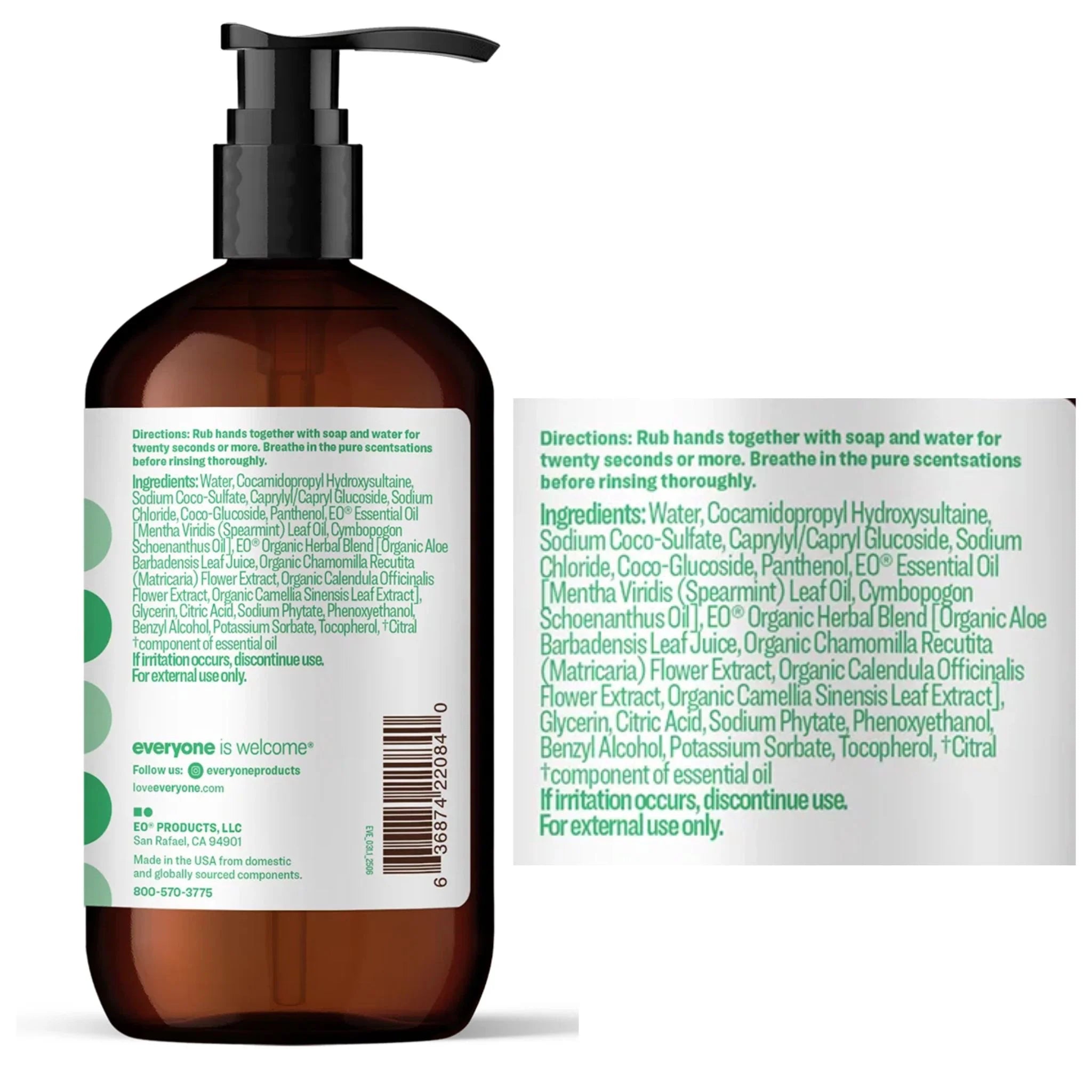 Everyone Hand Soap Spearmint Lemongrass 377ml