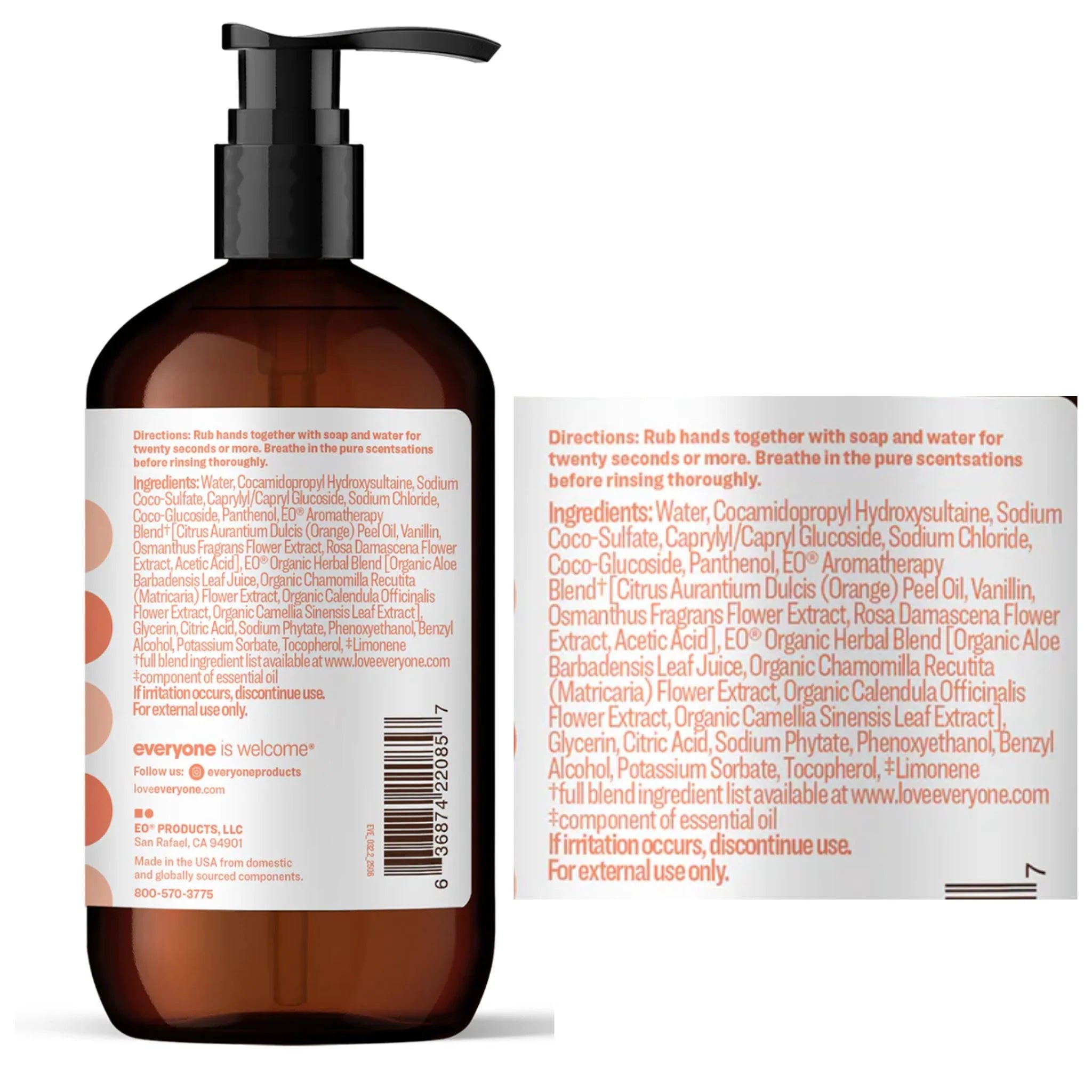 Everyone Hand Soap Apricot Vanilla 377mL