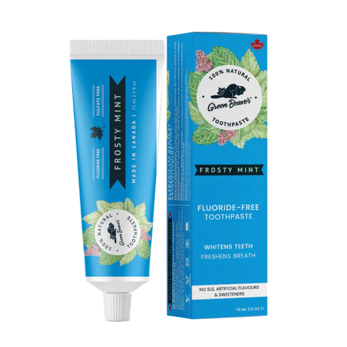 The Green Beaver Company Frosty Mint Natural Toothpaste - 75 ml