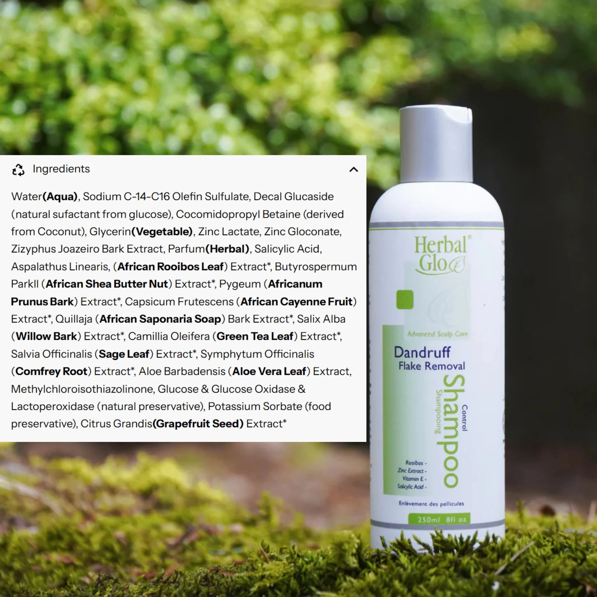 Herbal Glo Shampoo Dandruff-Dry Scalp 250ml