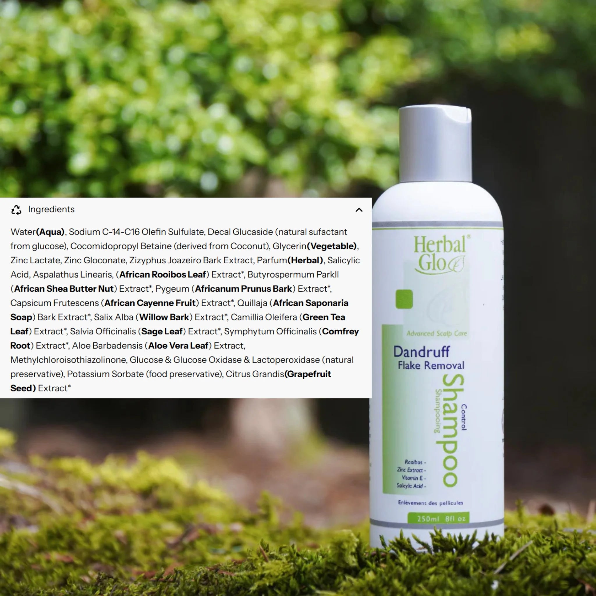 Herbal Glo Advanced Treatment Dandruff Shampoo 250ml