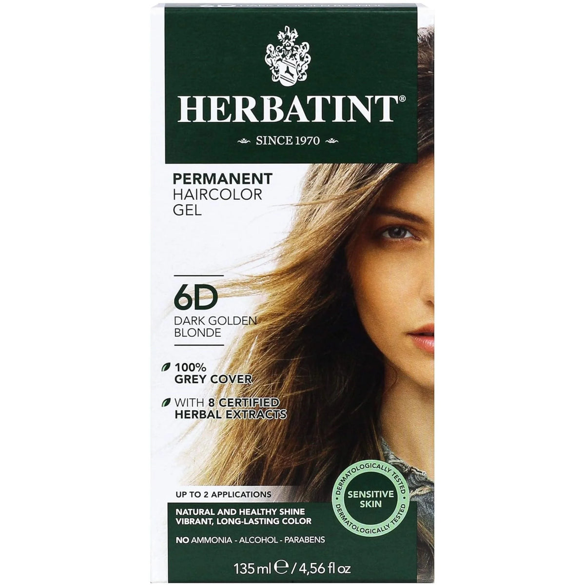 Herbatint 6d Dark Golden Blonde 135ml